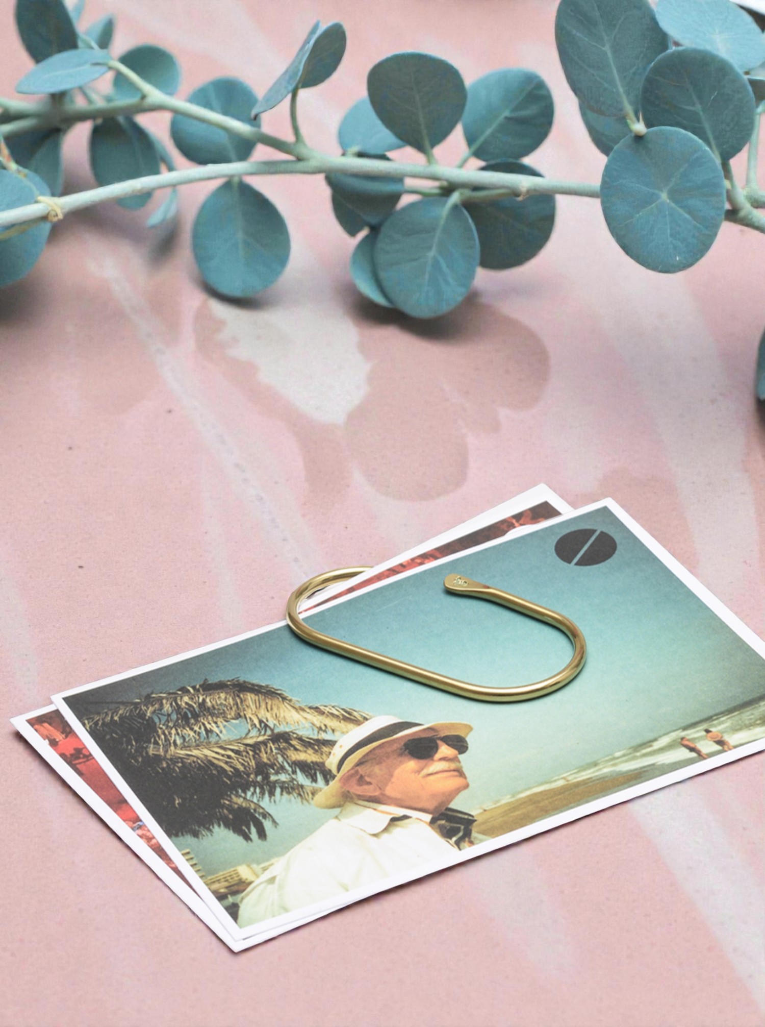 Paper or Money Clip Brass . Handmade