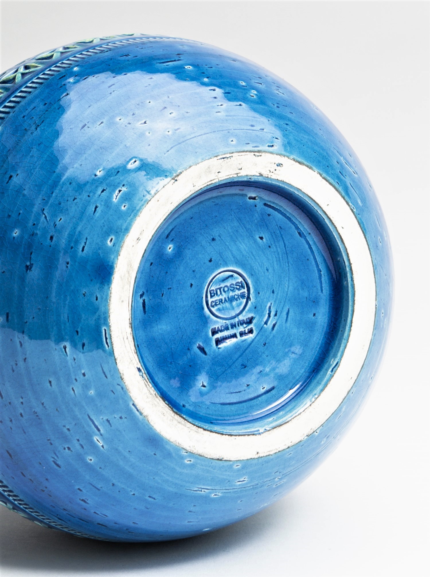 Bitossi Rimini Blu Ball Vase