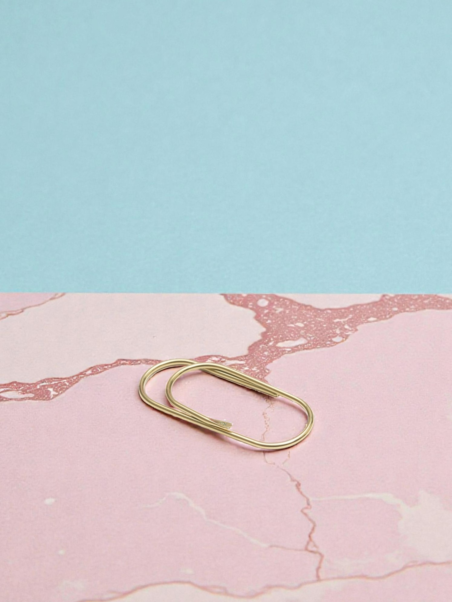 Paper or Money Clip Brass . Handmade