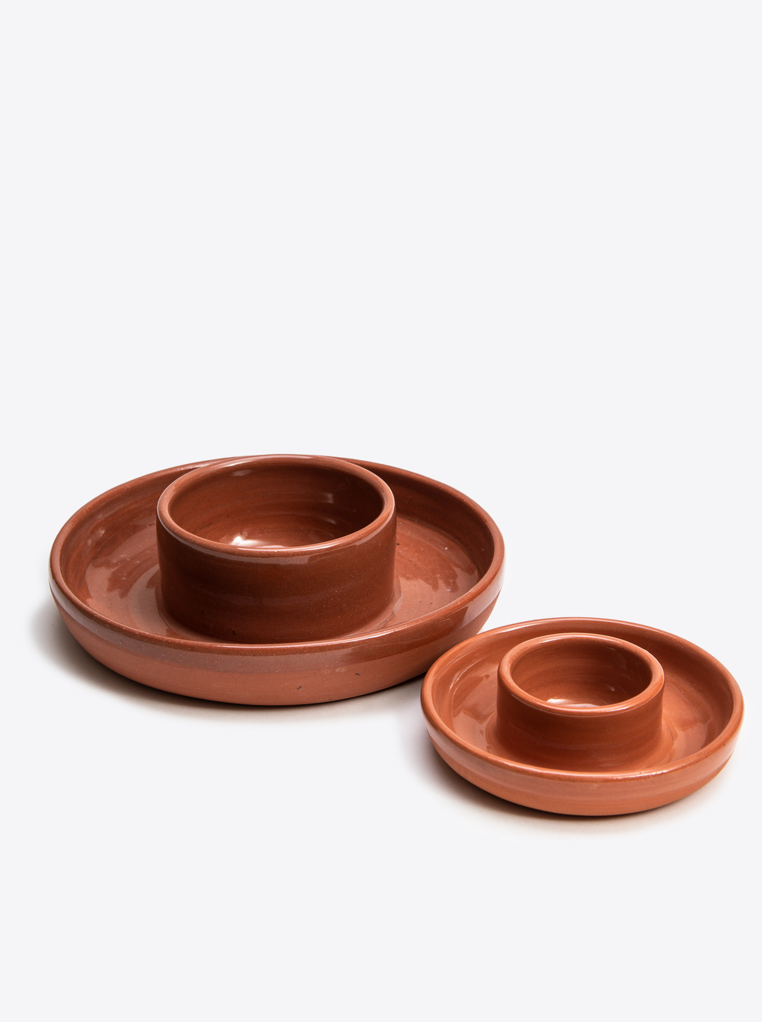 Dish Bowl &quot;Azeitonera&quot; Terracotta XL oversize