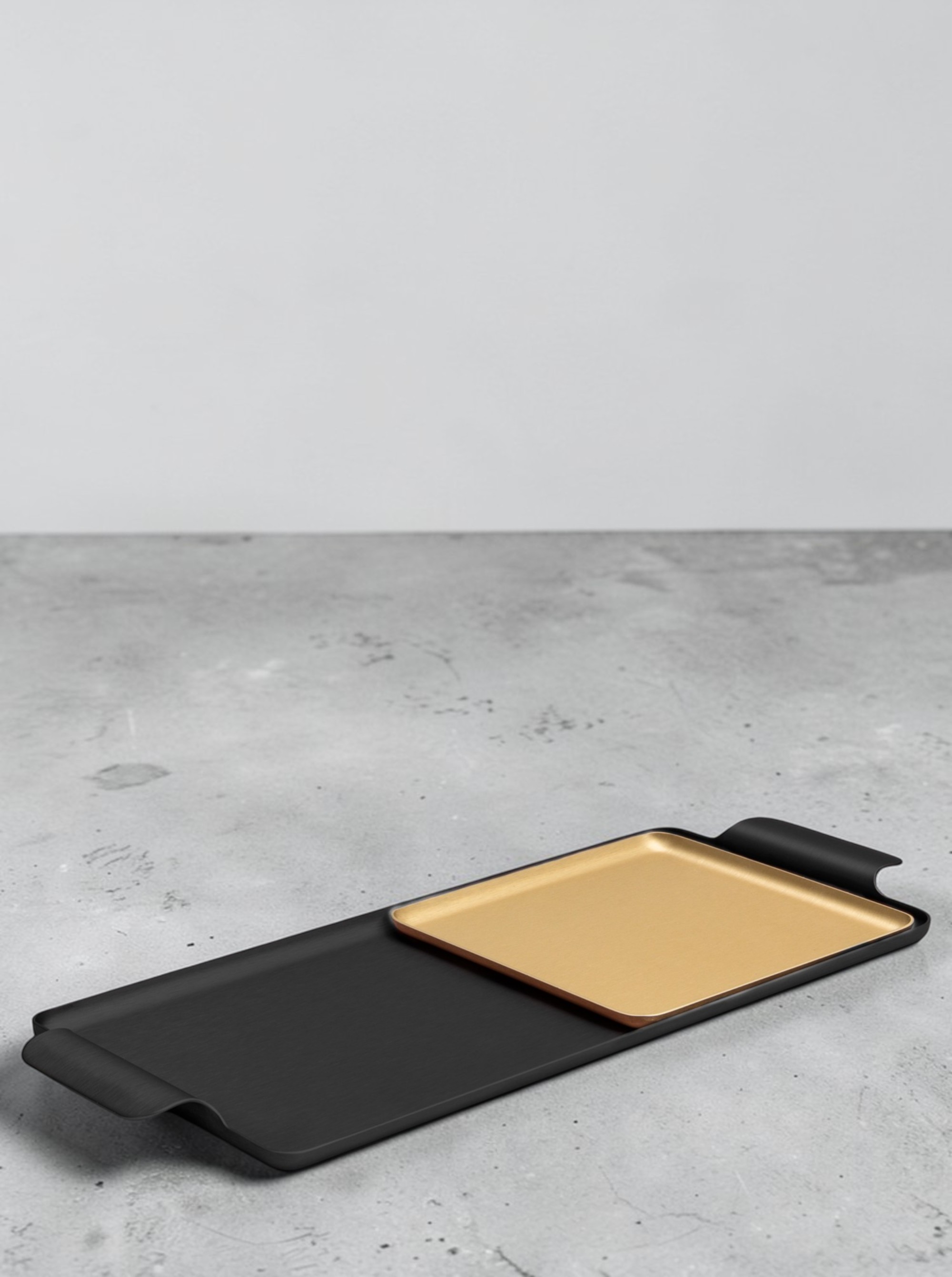 Tablett Set "Noir &amp; Champagne"