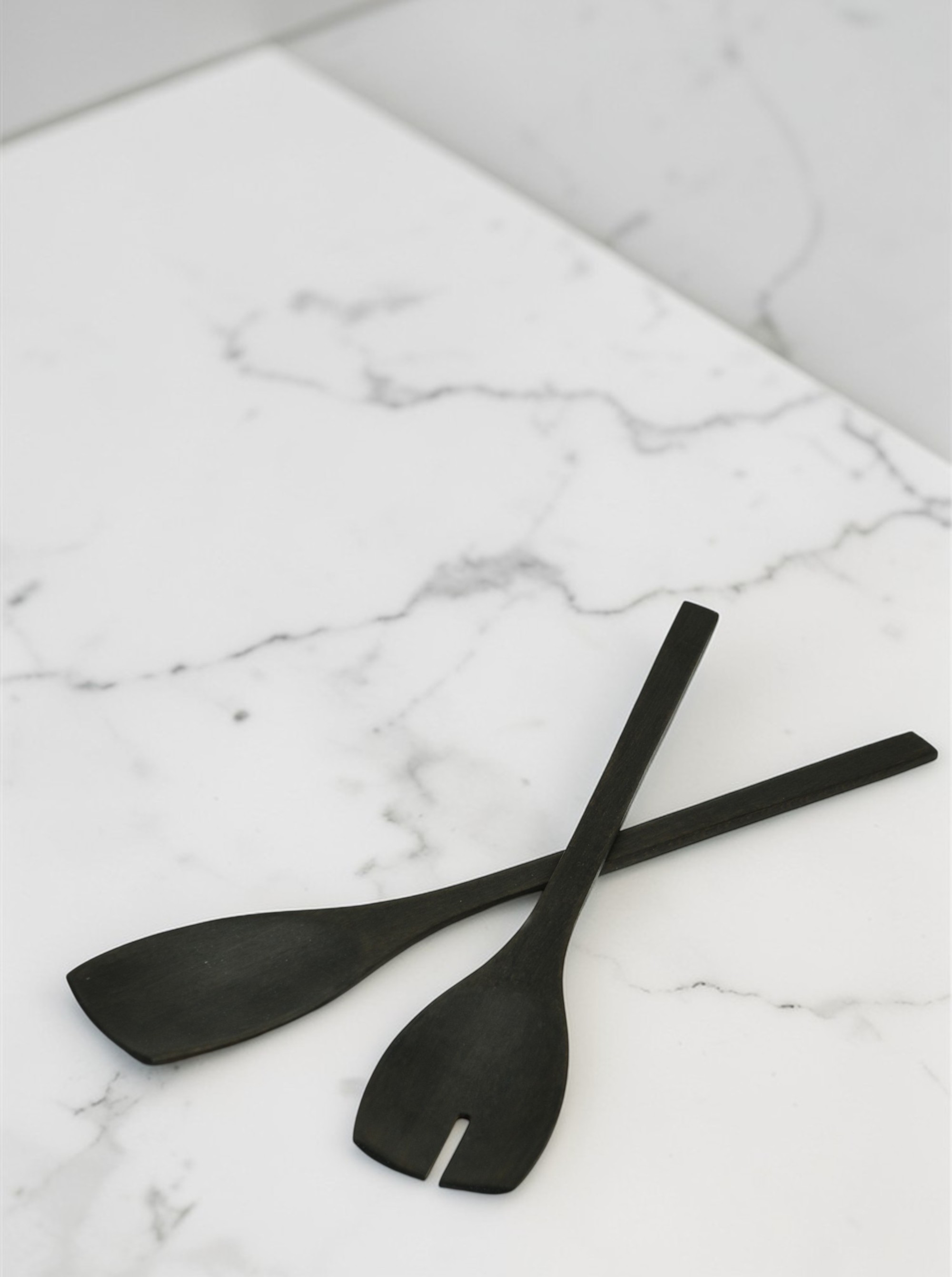 Salatbesteck Set Ebenholz