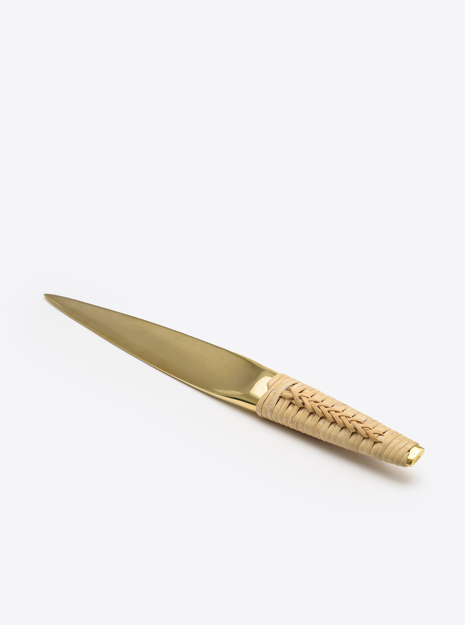 Letter Opener Cane Brass polished