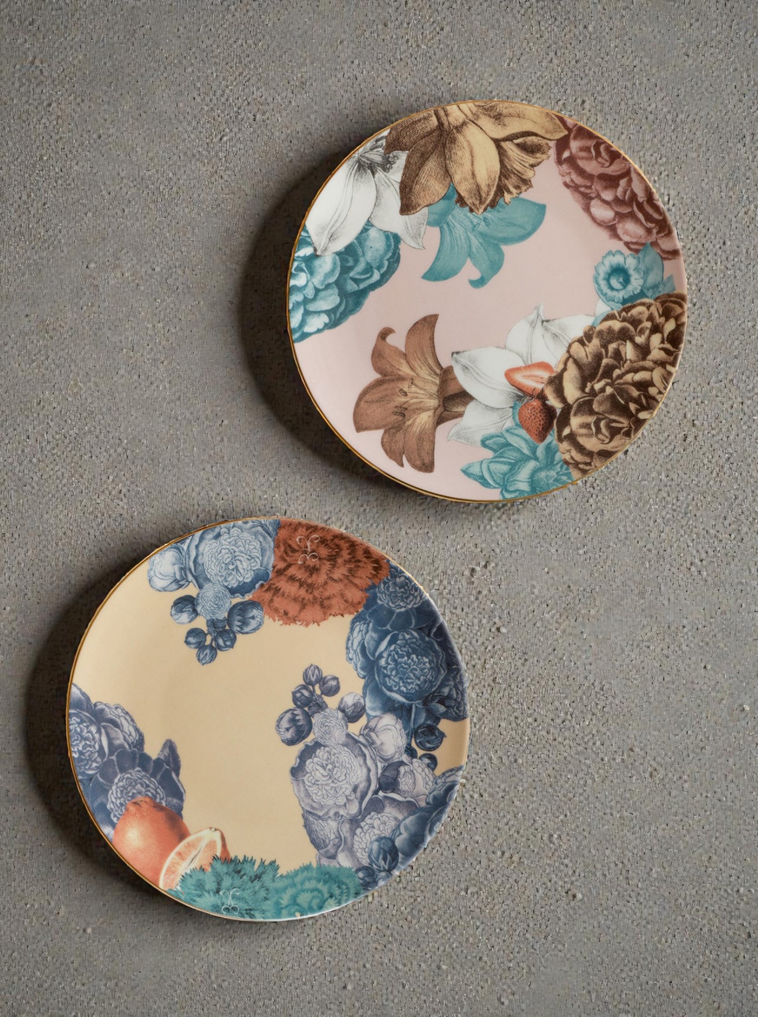 Teller Set C "Cairo" 2-teilig bunt D21