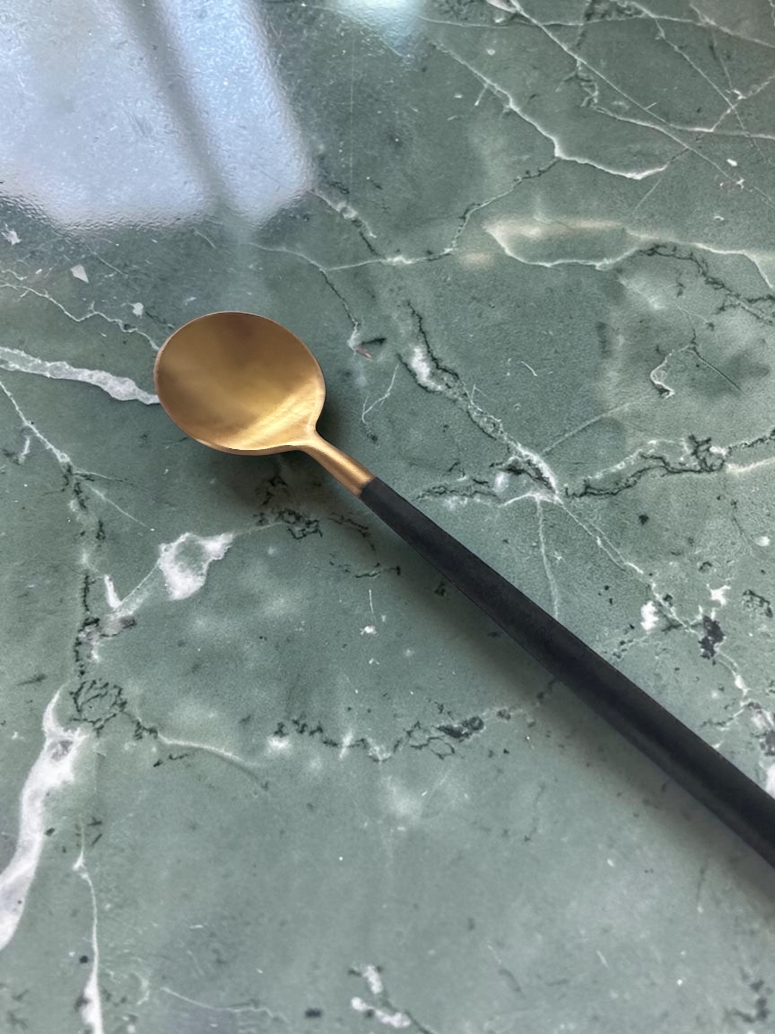 Cocktail Spoon "Goa" gold black