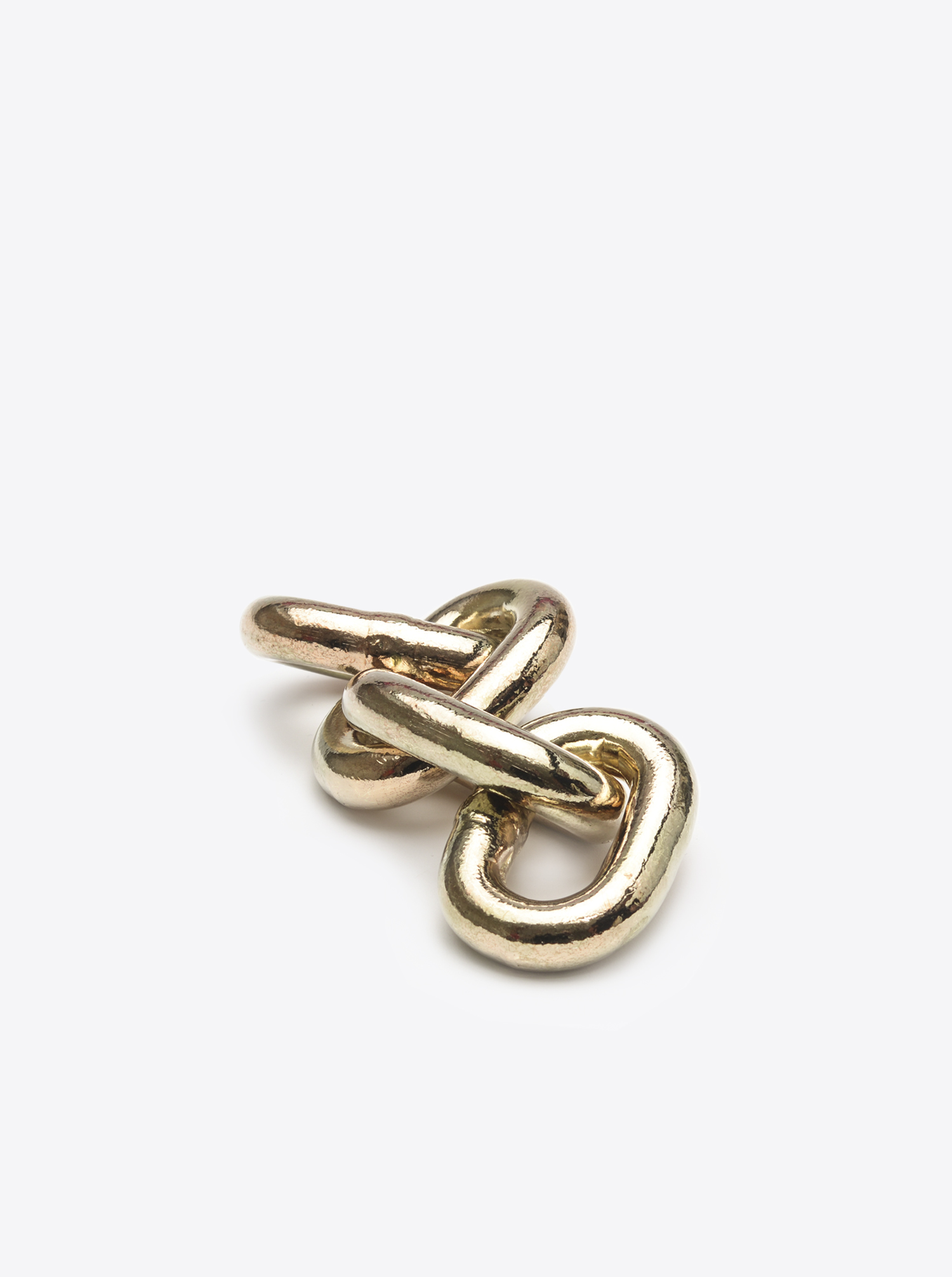 Paperweight &quot;Chain&quot; Iron gold plated