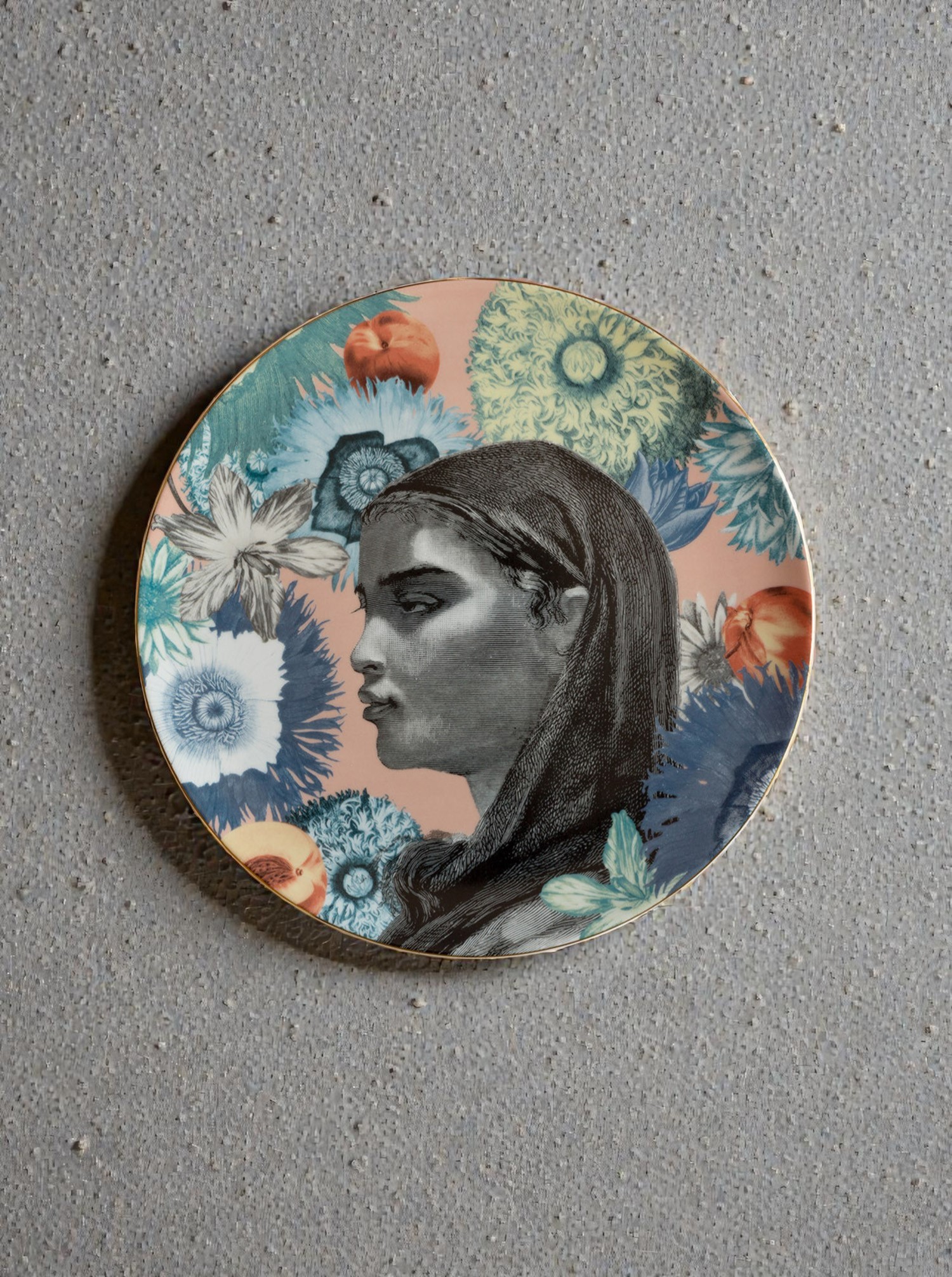 Plate Set B "Cairo" 2 pieces colourful D28