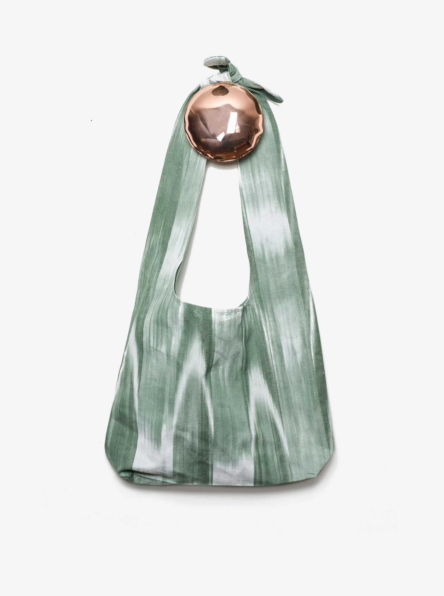 Tasche Furoshiki Ikat olive grün