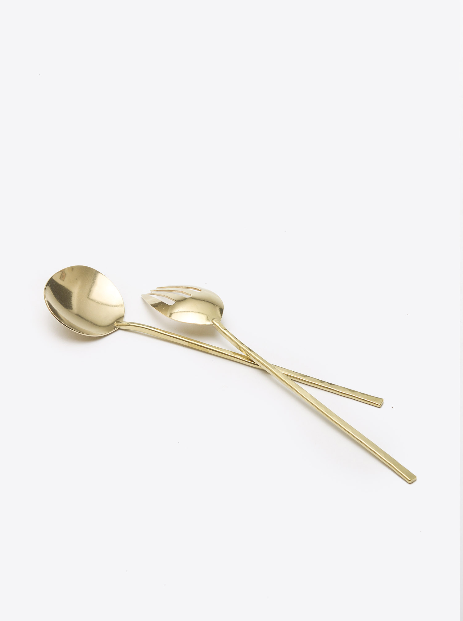 Presenting Cutlery Set Brass . Handmade