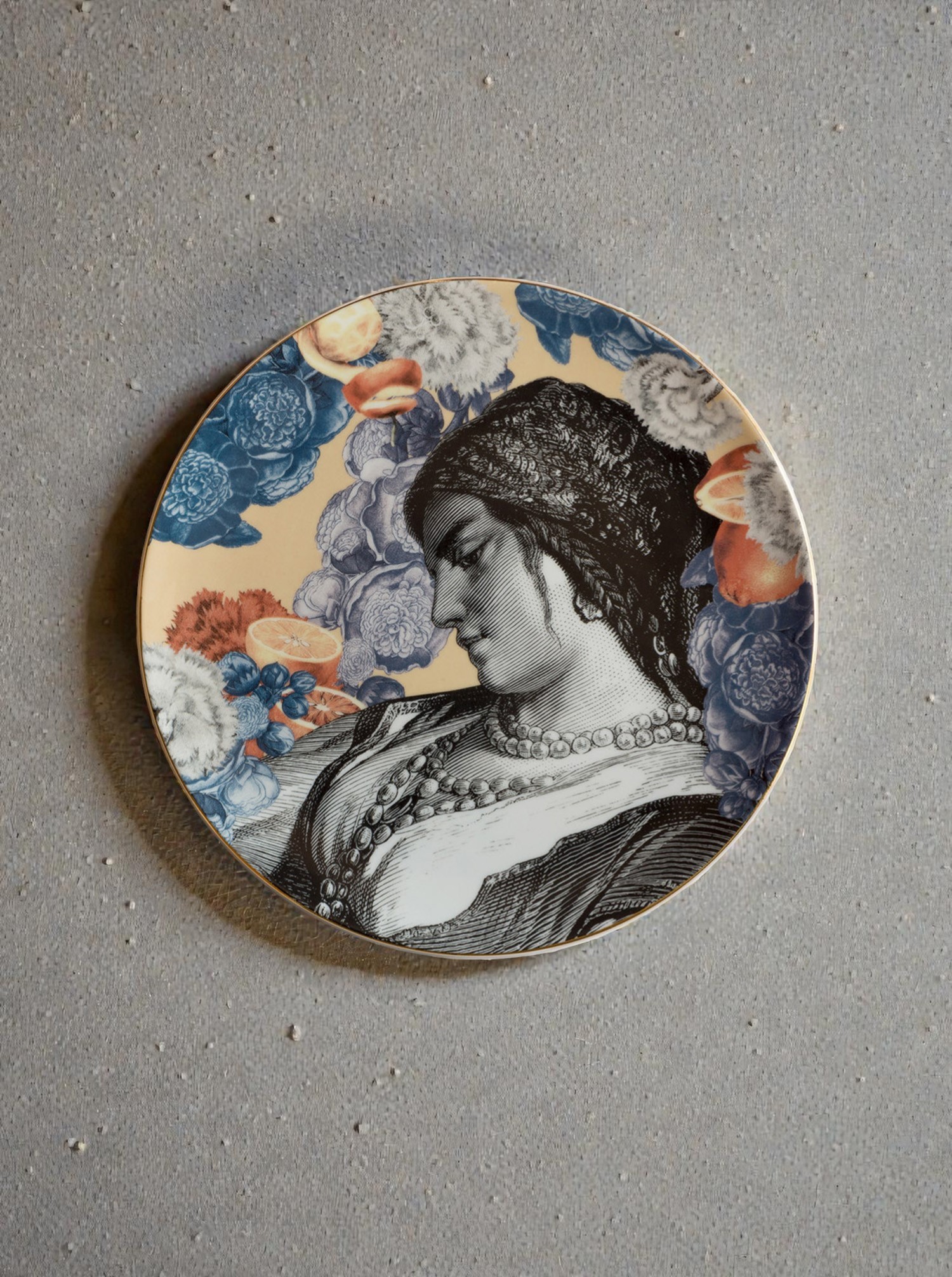 Plate Set C "Cairo" 2 pieces colourful D28