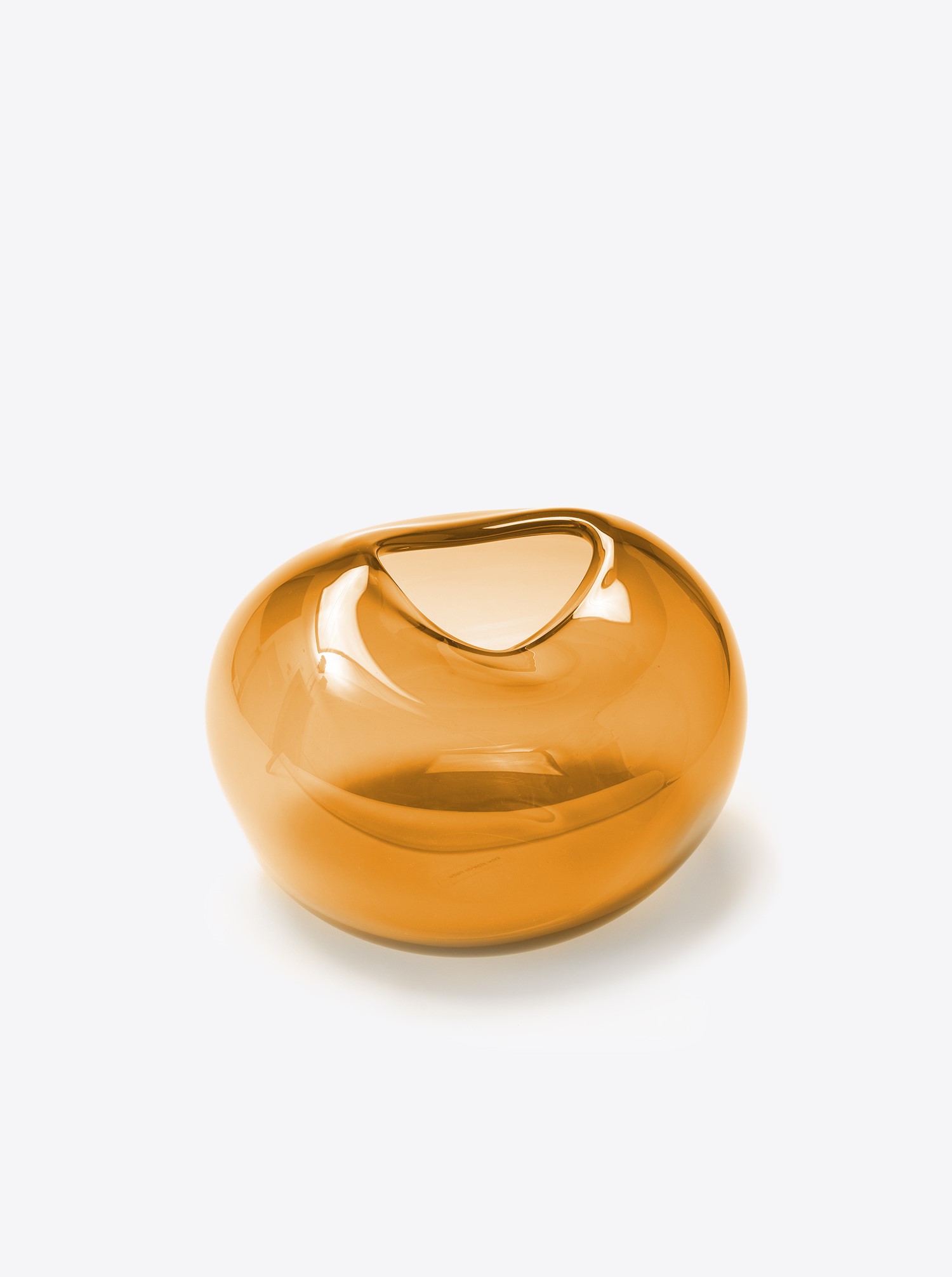 Vase &quot;Pebble Vase&quot; L Glass gold