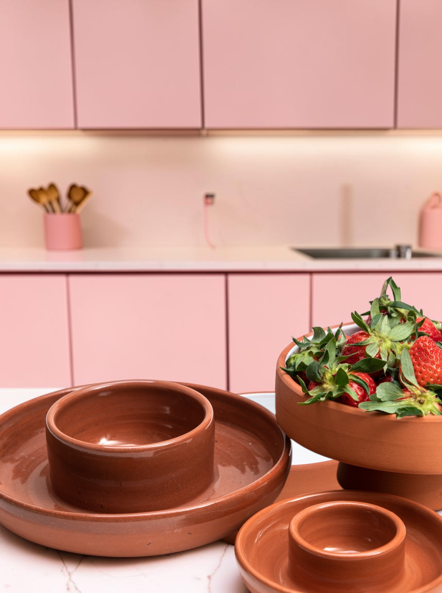Dish Bowl "Azeitonera" Terracotta XL oversize