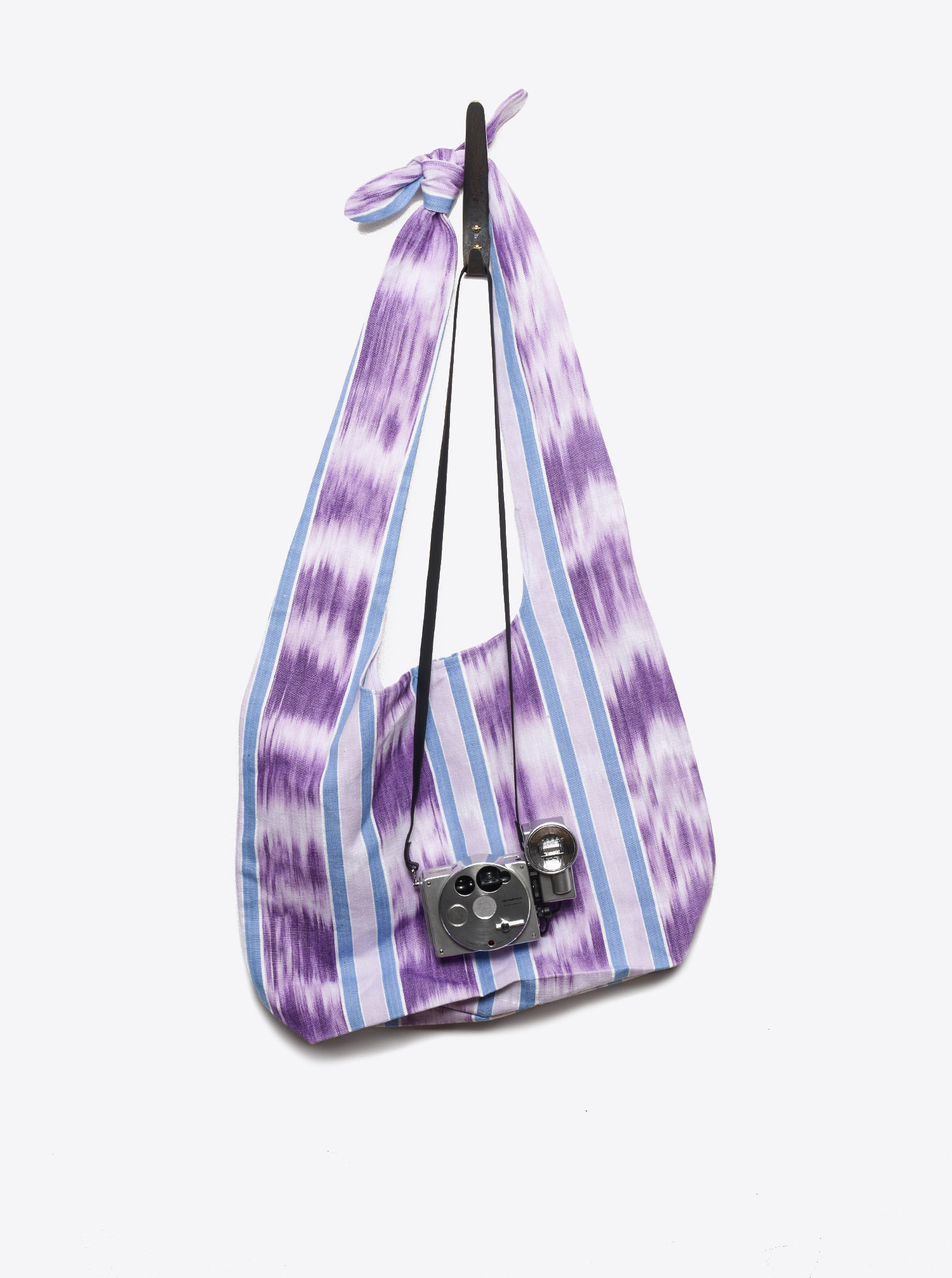 Tasche Furoshiki Ikat violett blau