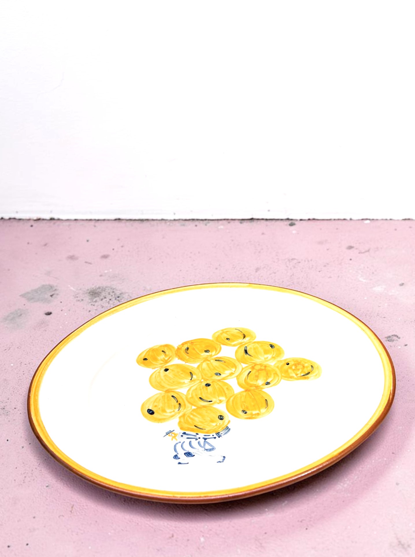 Centerpiece "Prato Ameixas" D 38cm Ltd. Edition