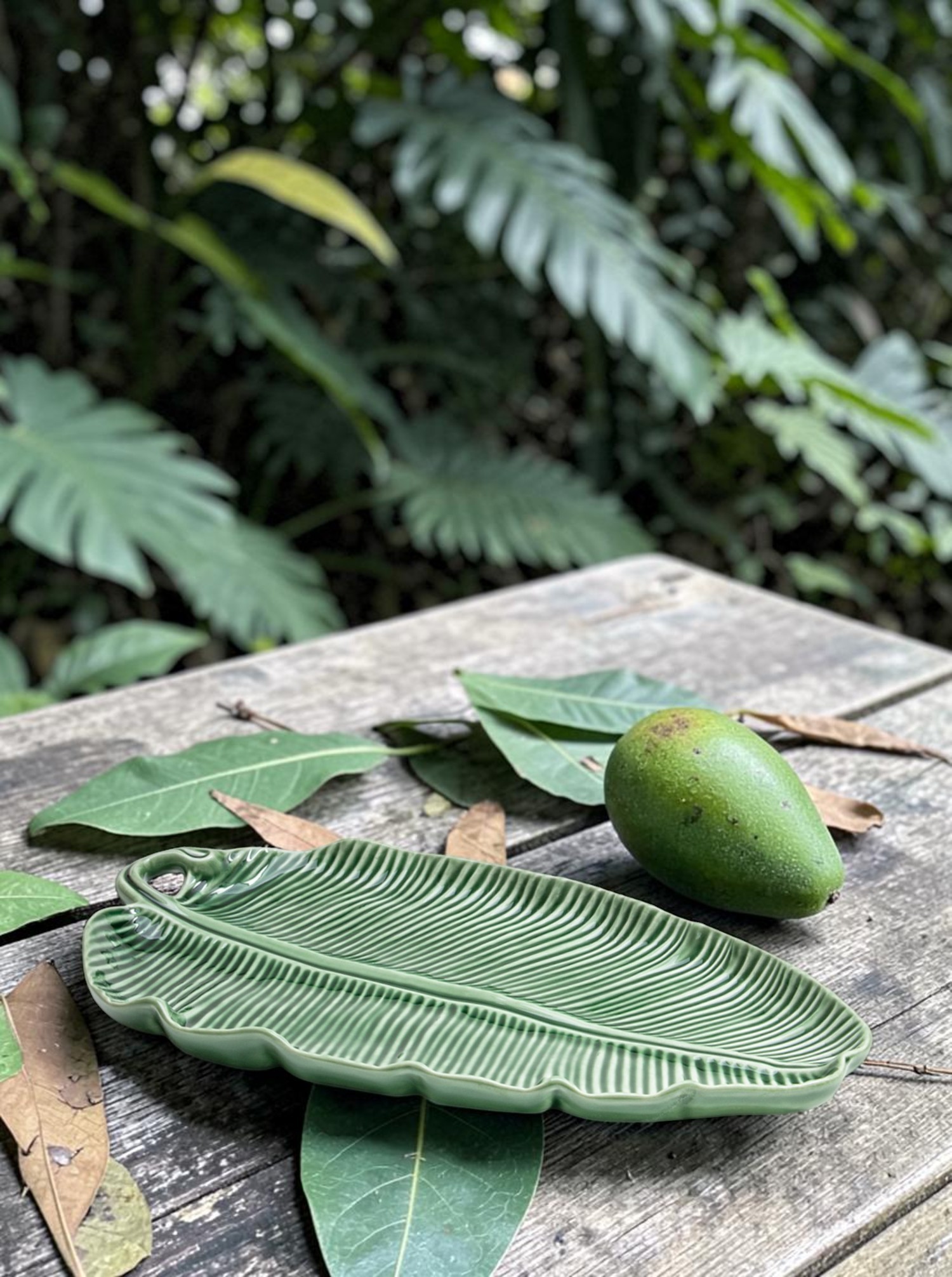 Plate "Banana Tree Leaf" L39