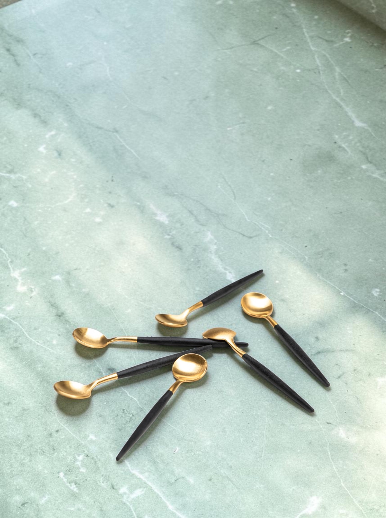 Mocha Spoon "Goa" Gold