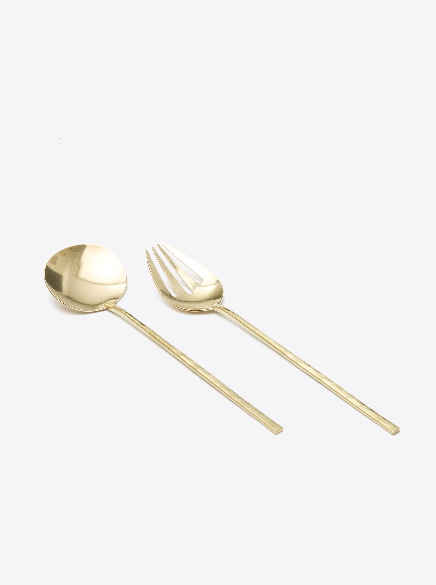 Presenting Cutlery Set Brass . Handmade