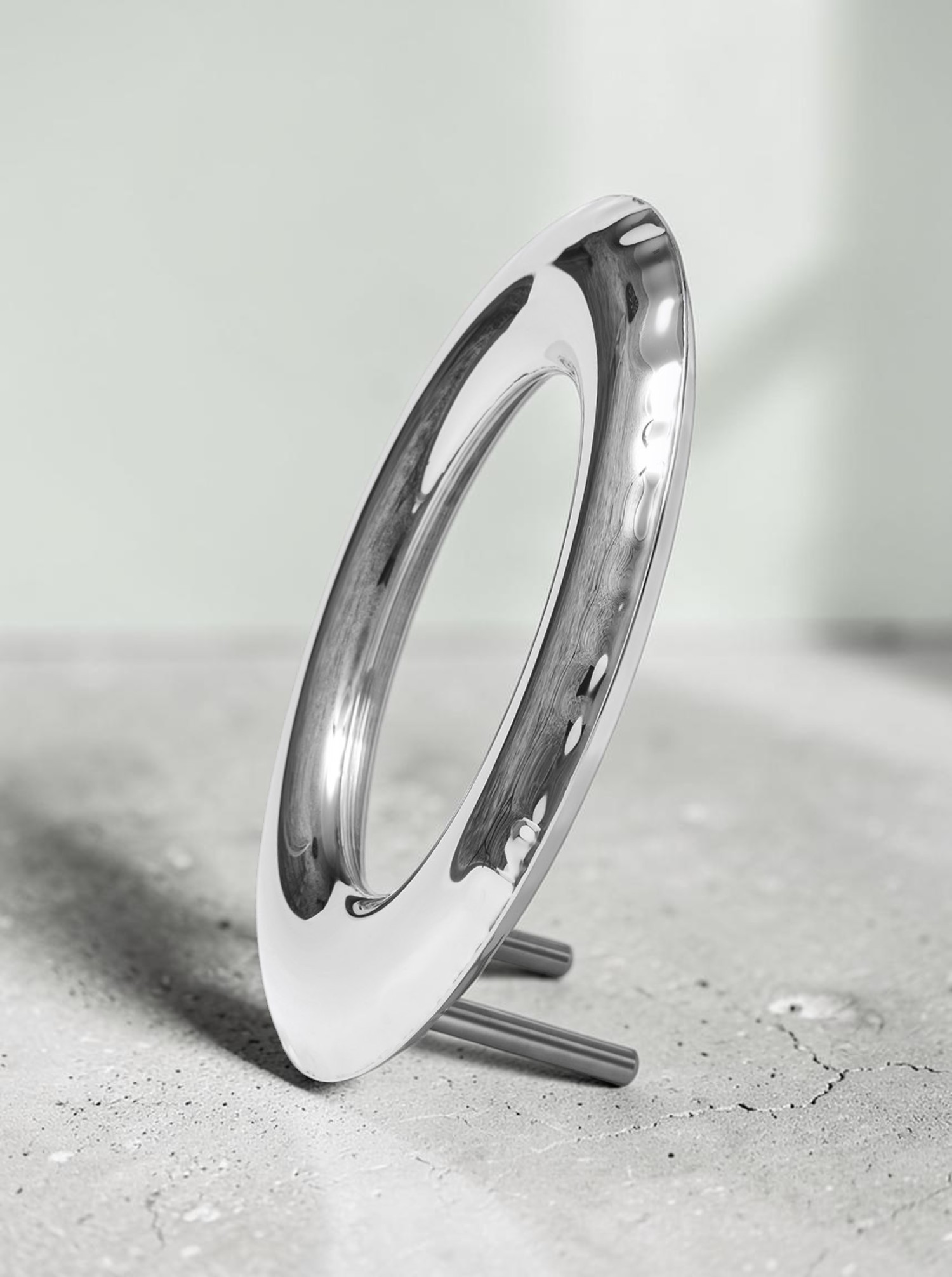 Mirror RONDEL Inox D36cm
