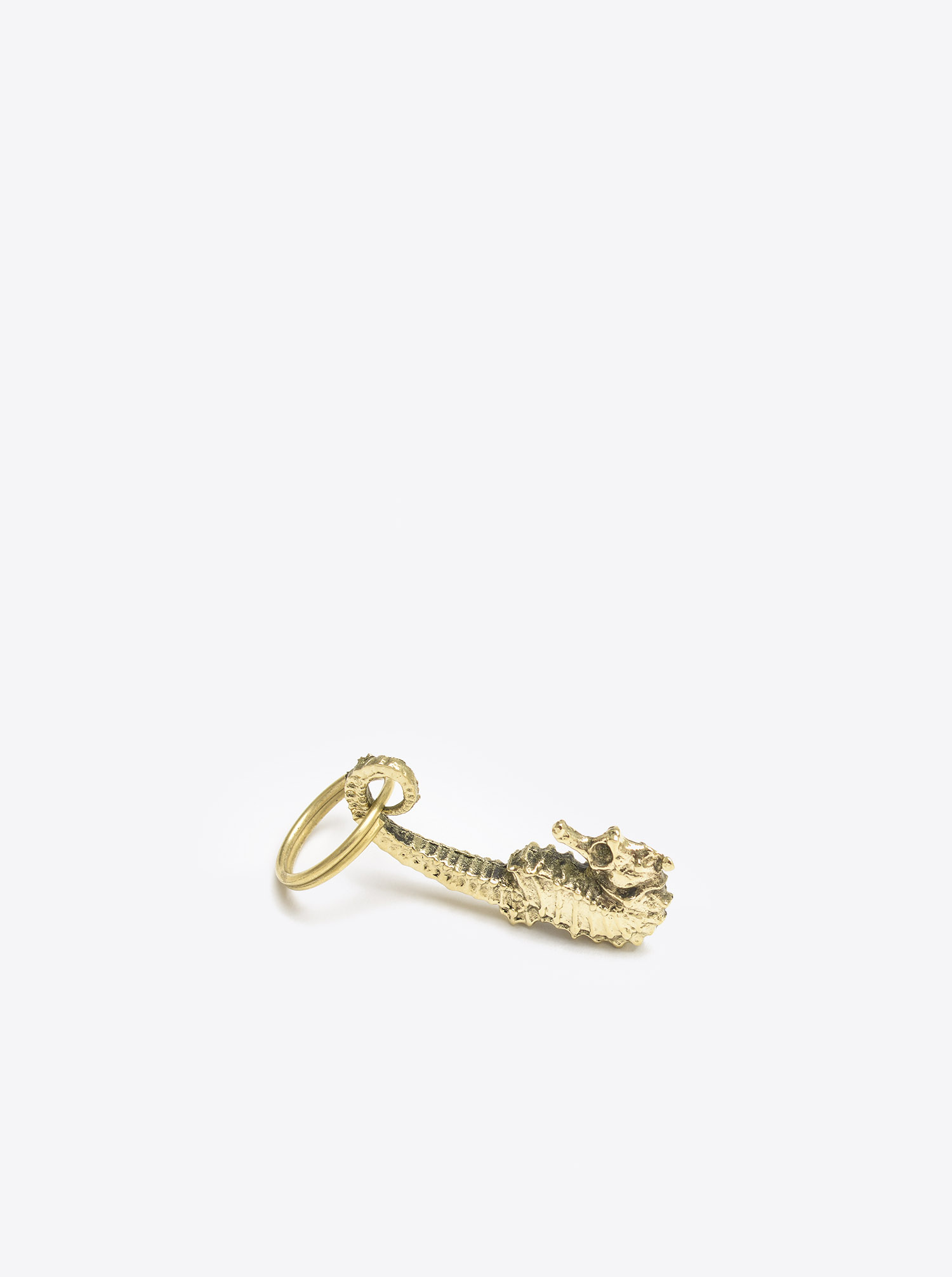 Key Chain &quot;Sea Horse&quot; Brass polished
