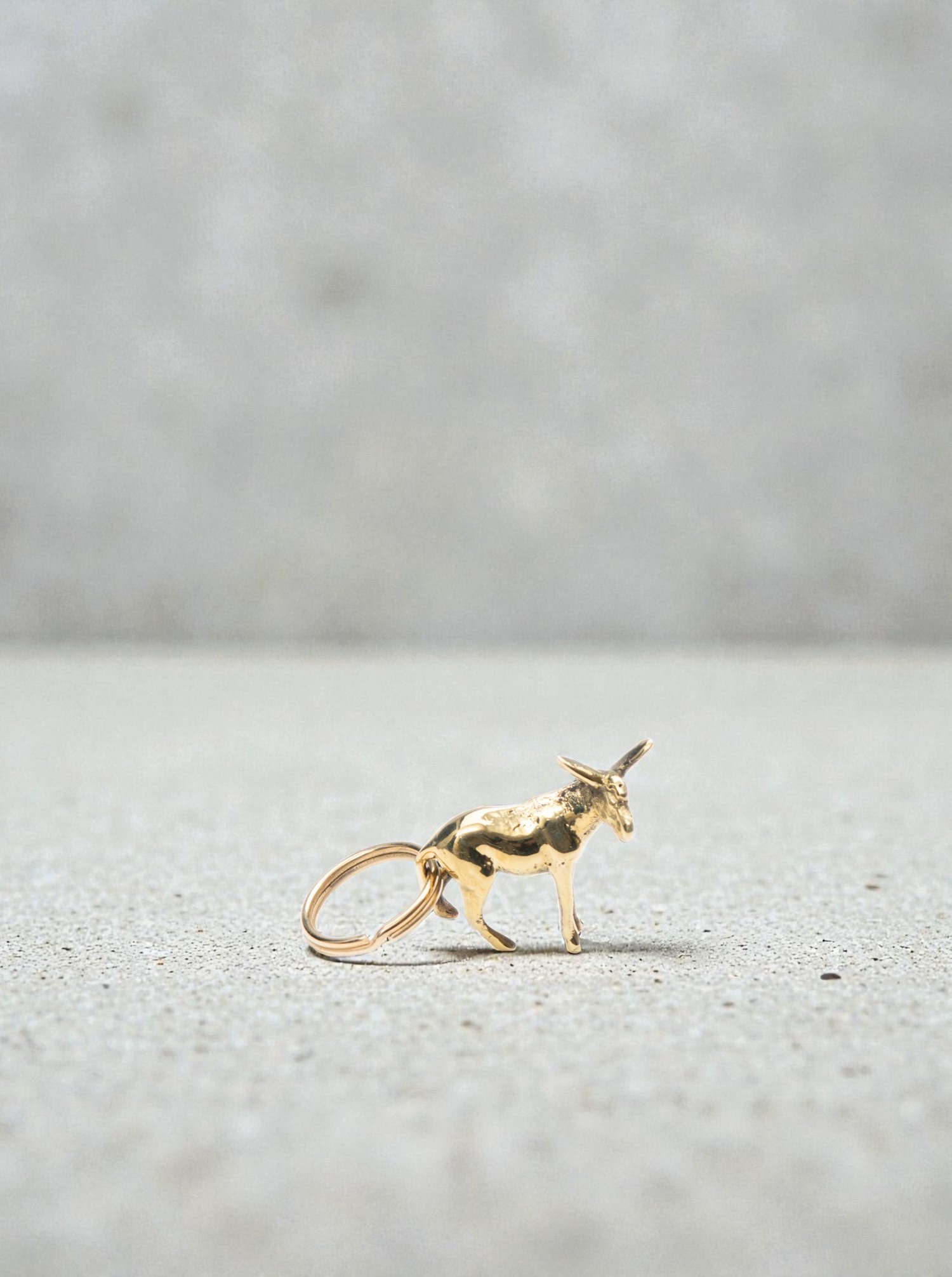 Key Chain "Donkey" brass