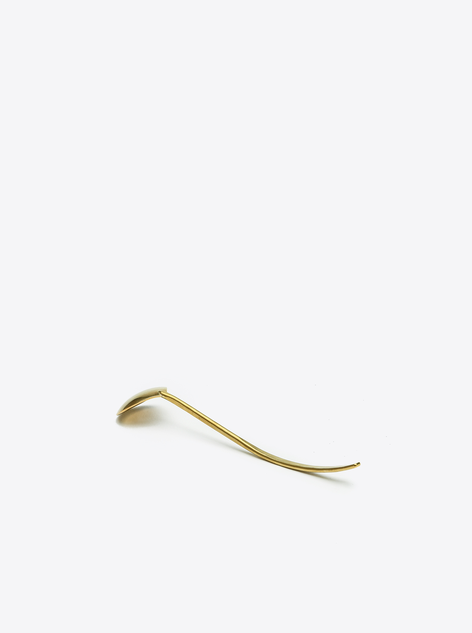 Spoon curved Brass