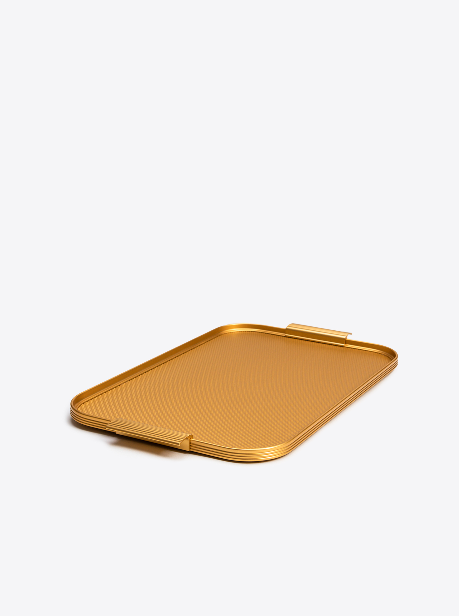 Tray Aluminium L 35 x 25,5cm in Royal Diamond Gold / Gold