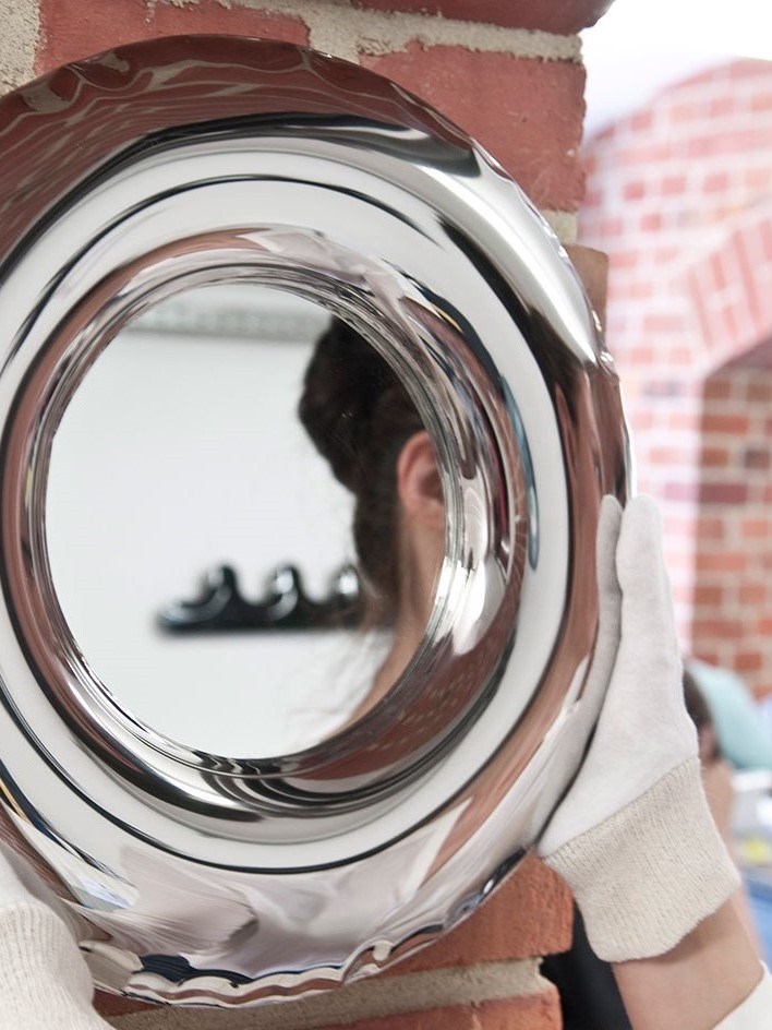 Mirror RONDEL Inox D36cm
