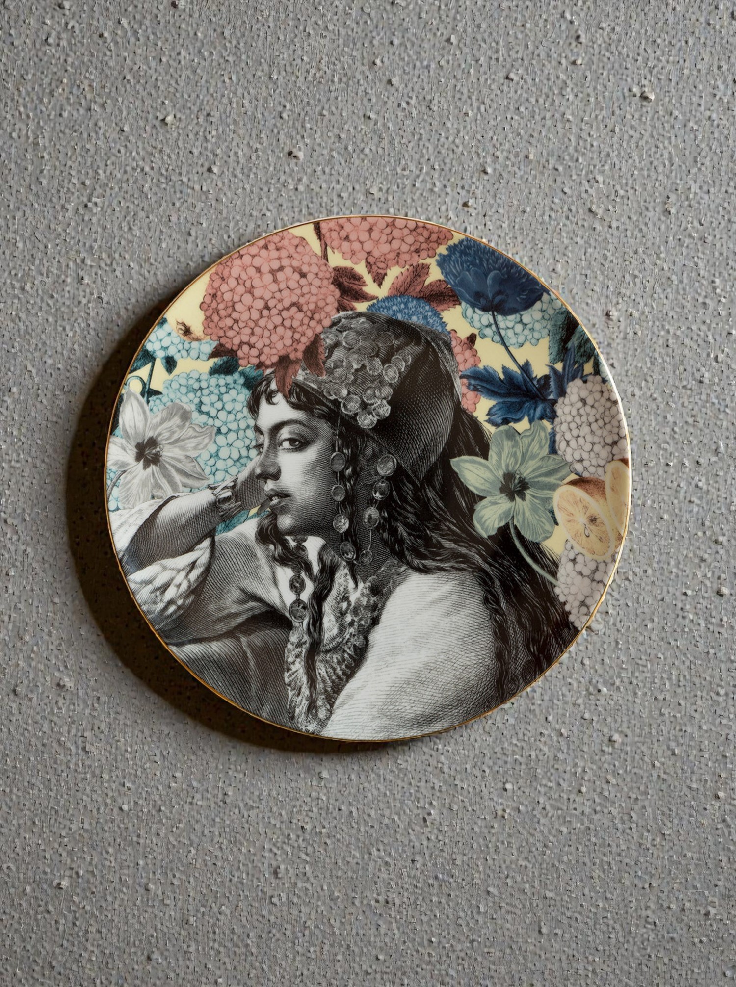 Plate Set B "Cairo" 2 pieces colourful D28