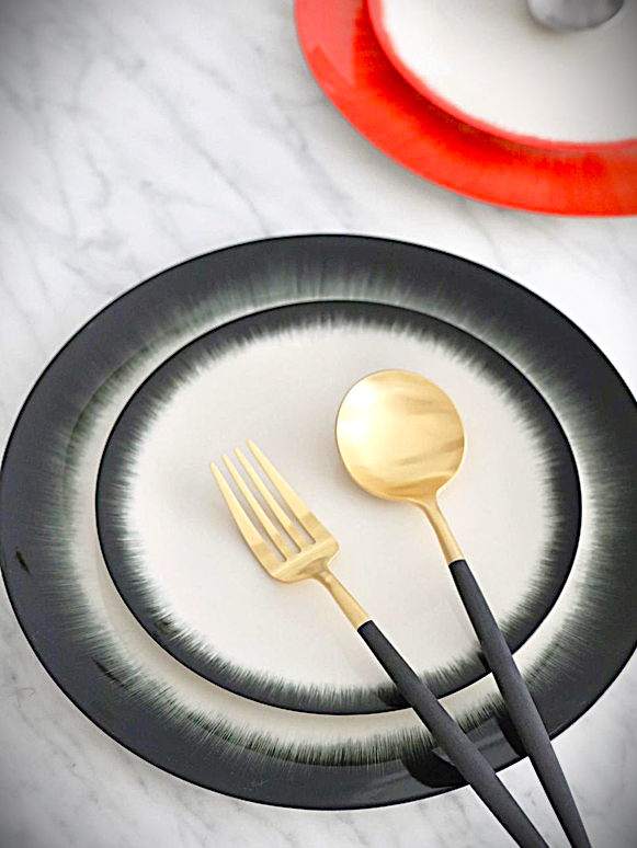 Serving Cutlery Set &quot;Goa&quot; Gold