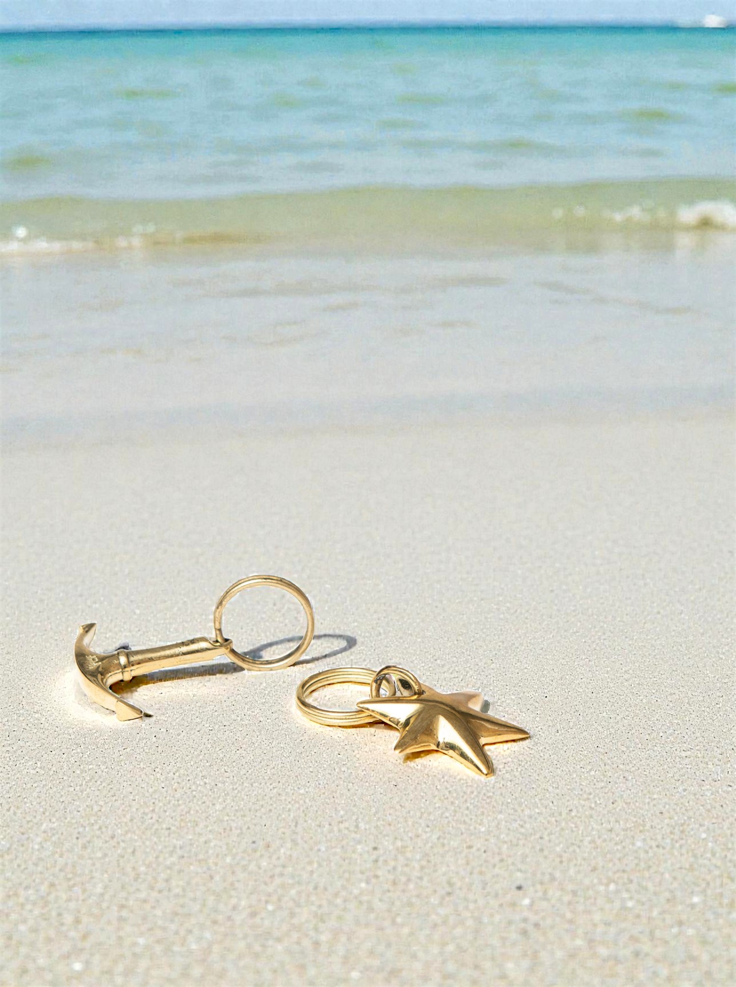 Key Chain "Star" Brass