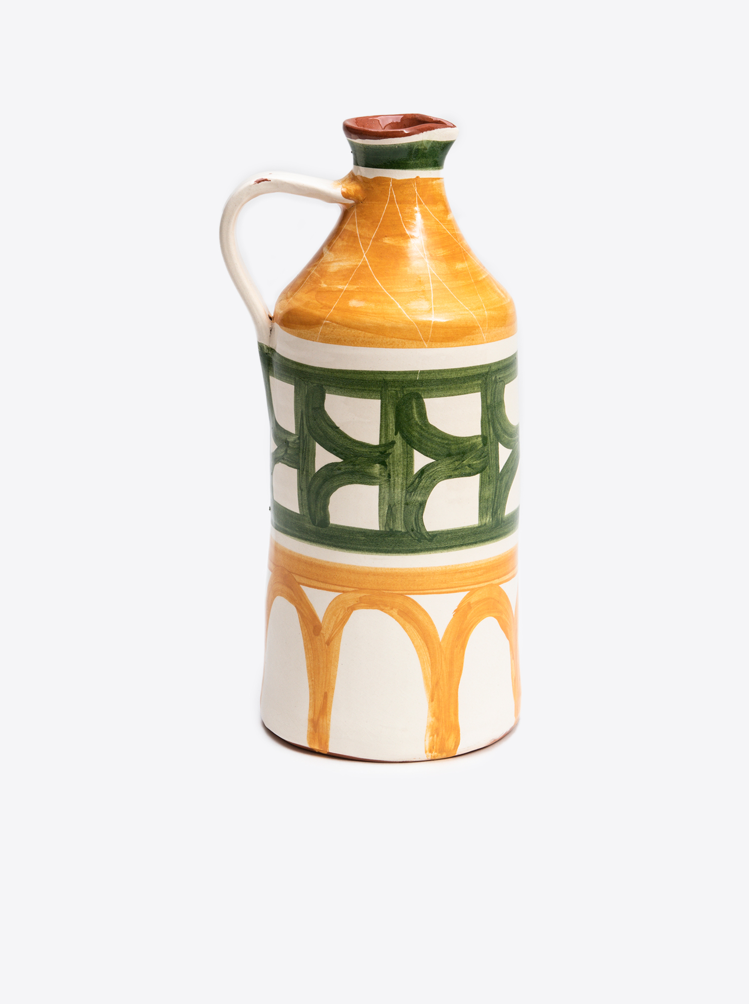 Carafe &quot;Bilha&quot; 1,3ltr. / Terracotta hand-painted