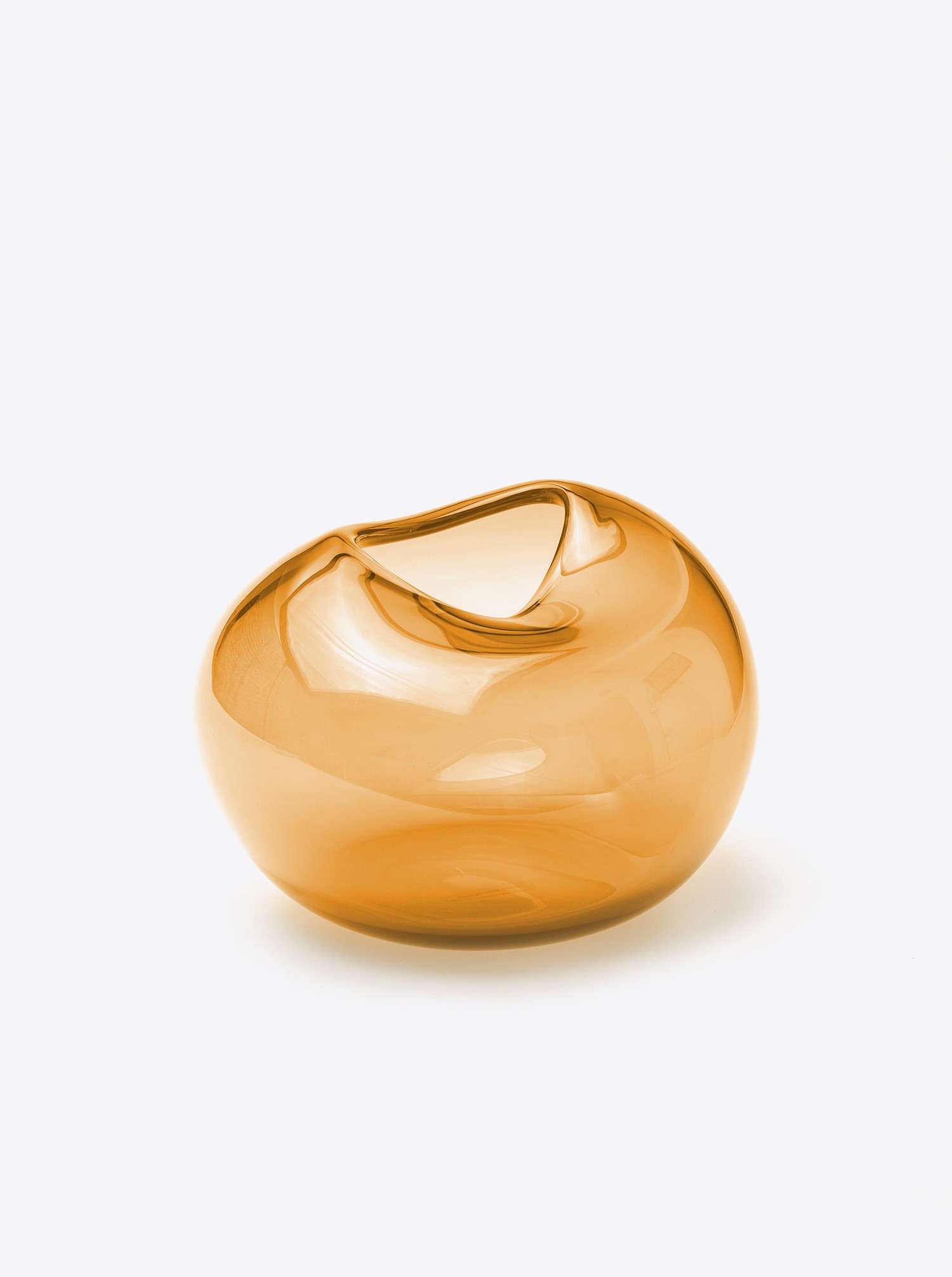 Vase &quot;Pebble Vase&quot; L Glas gold