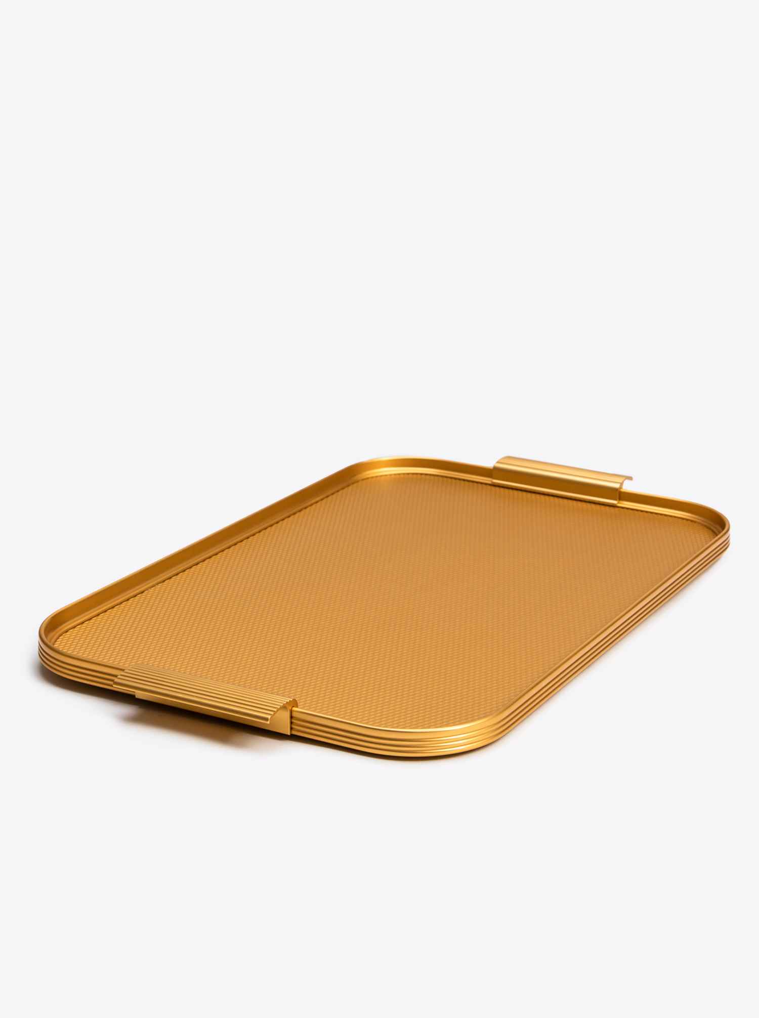 Tray Aluminium L 46 x 30cm in Royal Diamond Gold / Gold