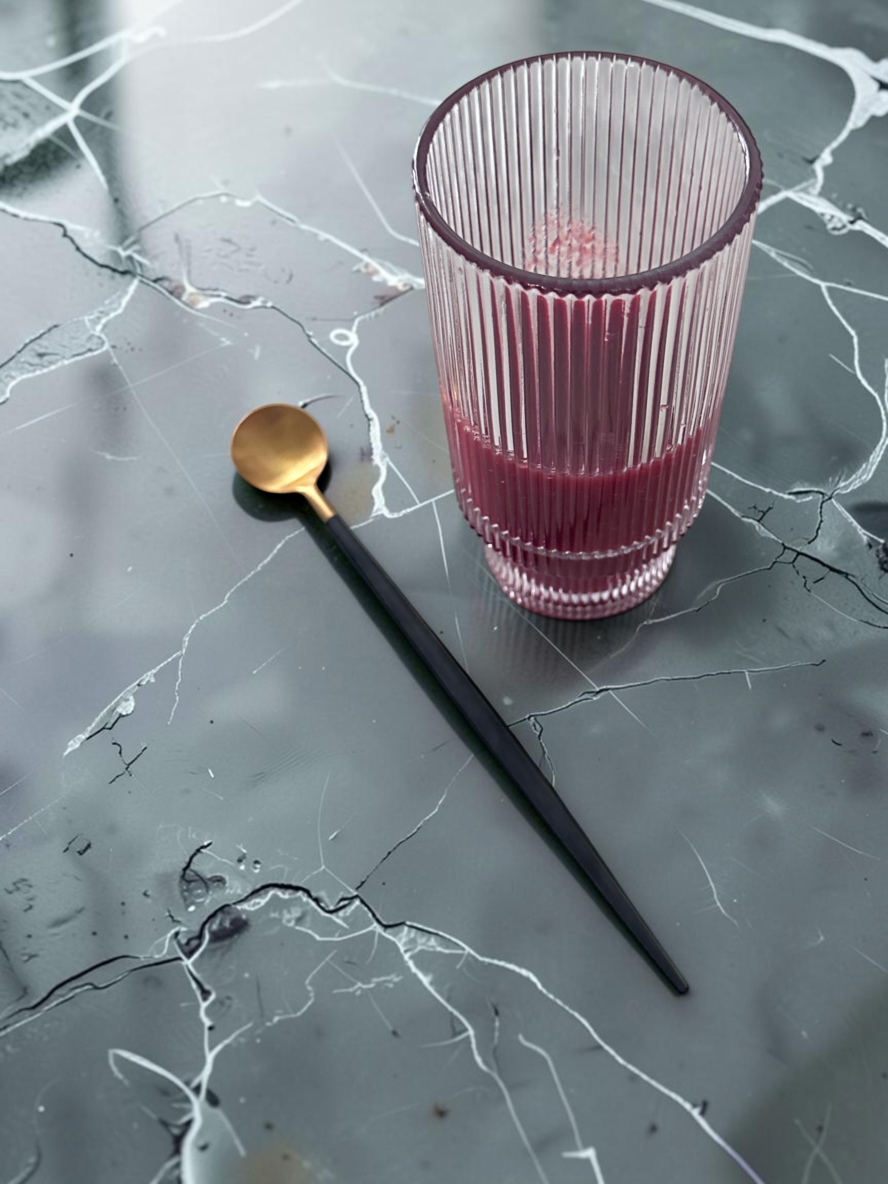 Cocktail Spoon "Goa" gold black