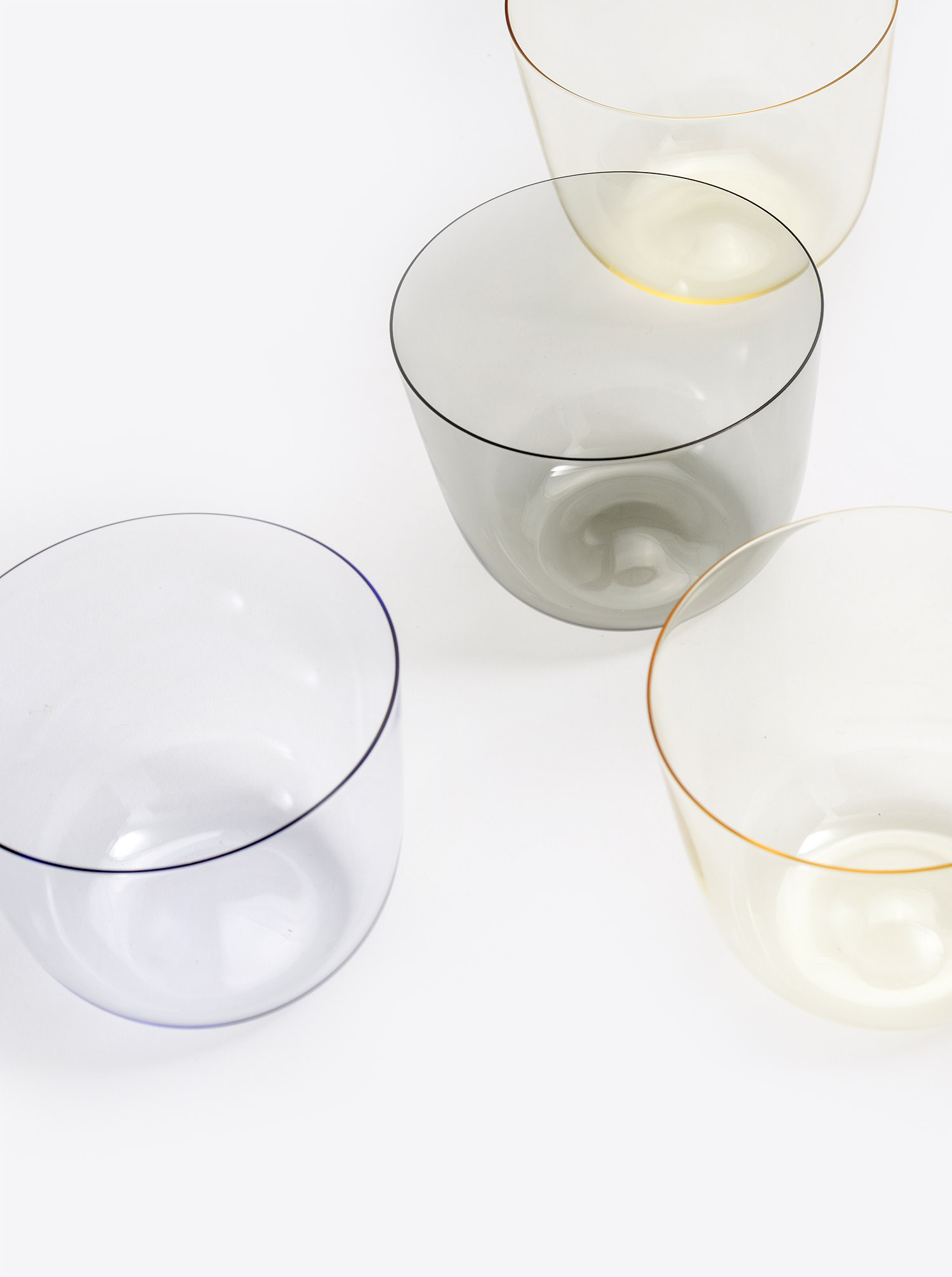 Glas Set Alpha grau