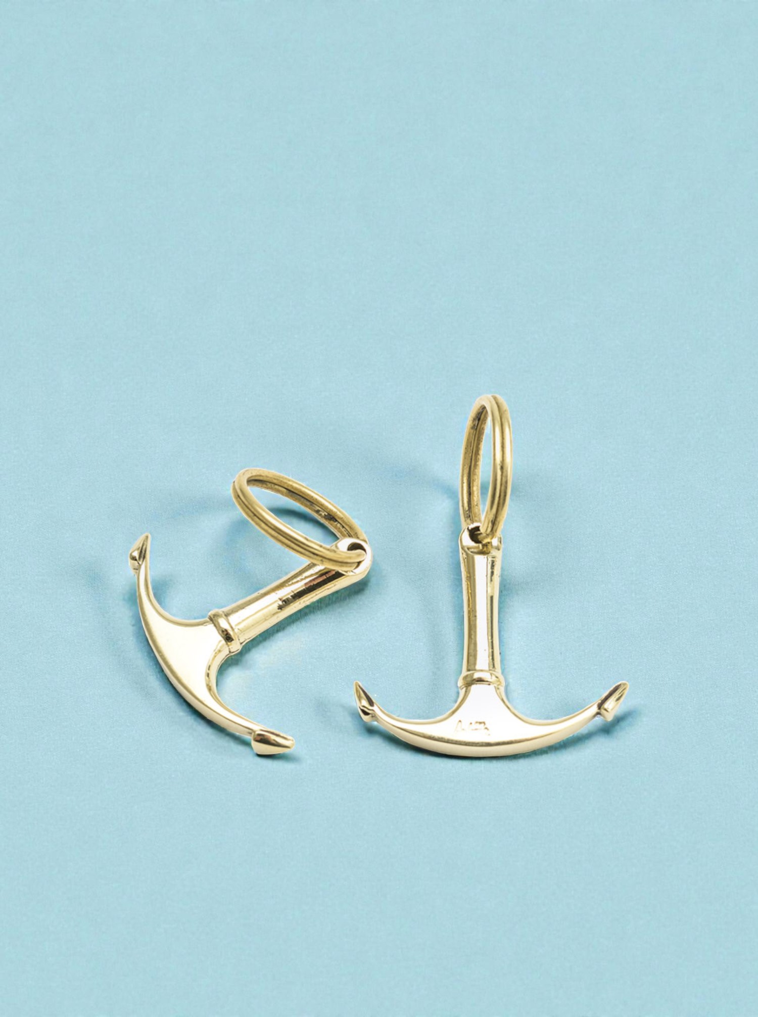 Key Chain "Anchor" Brass polished