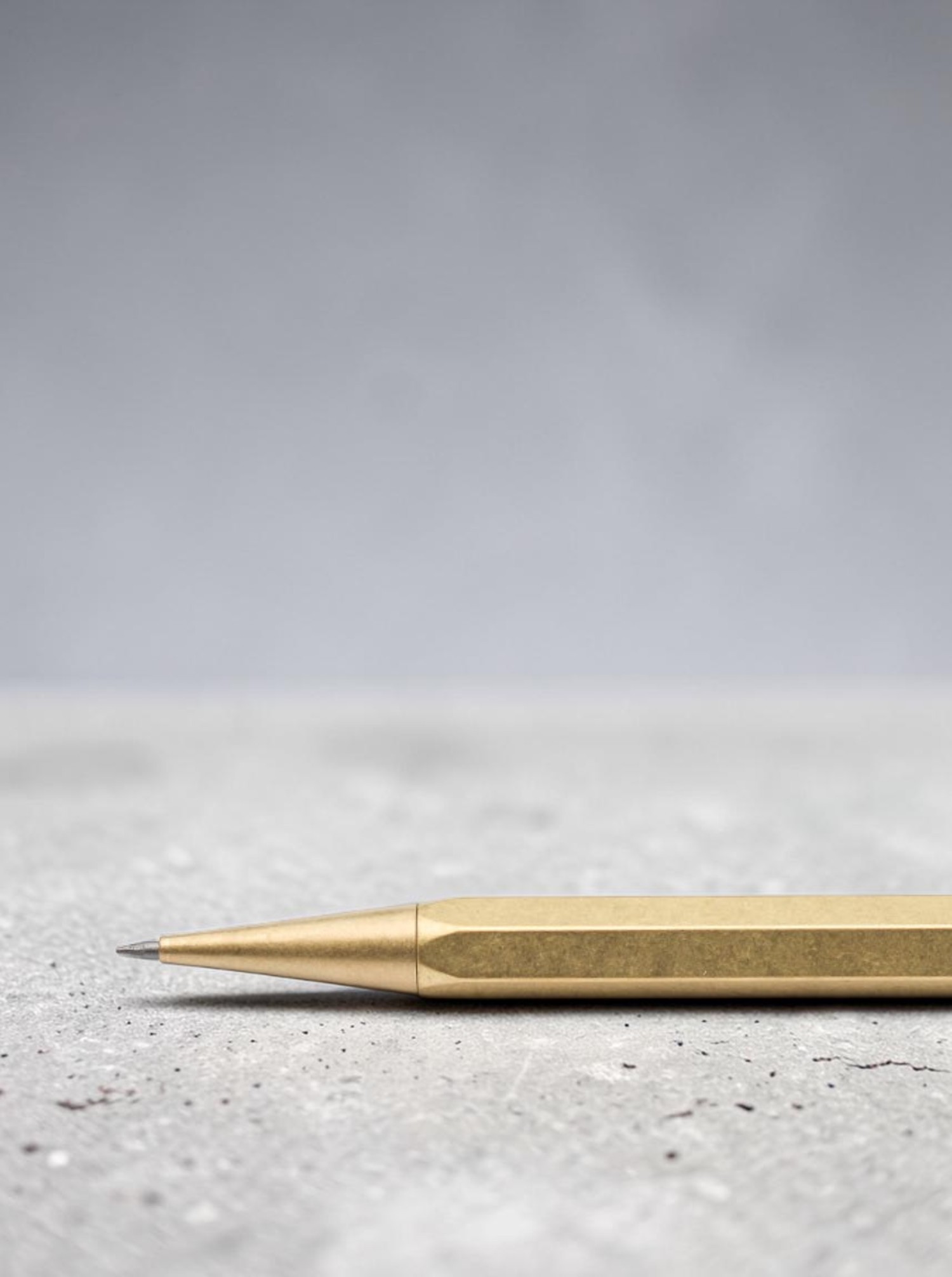 Skizzierbleistift Messing poliert