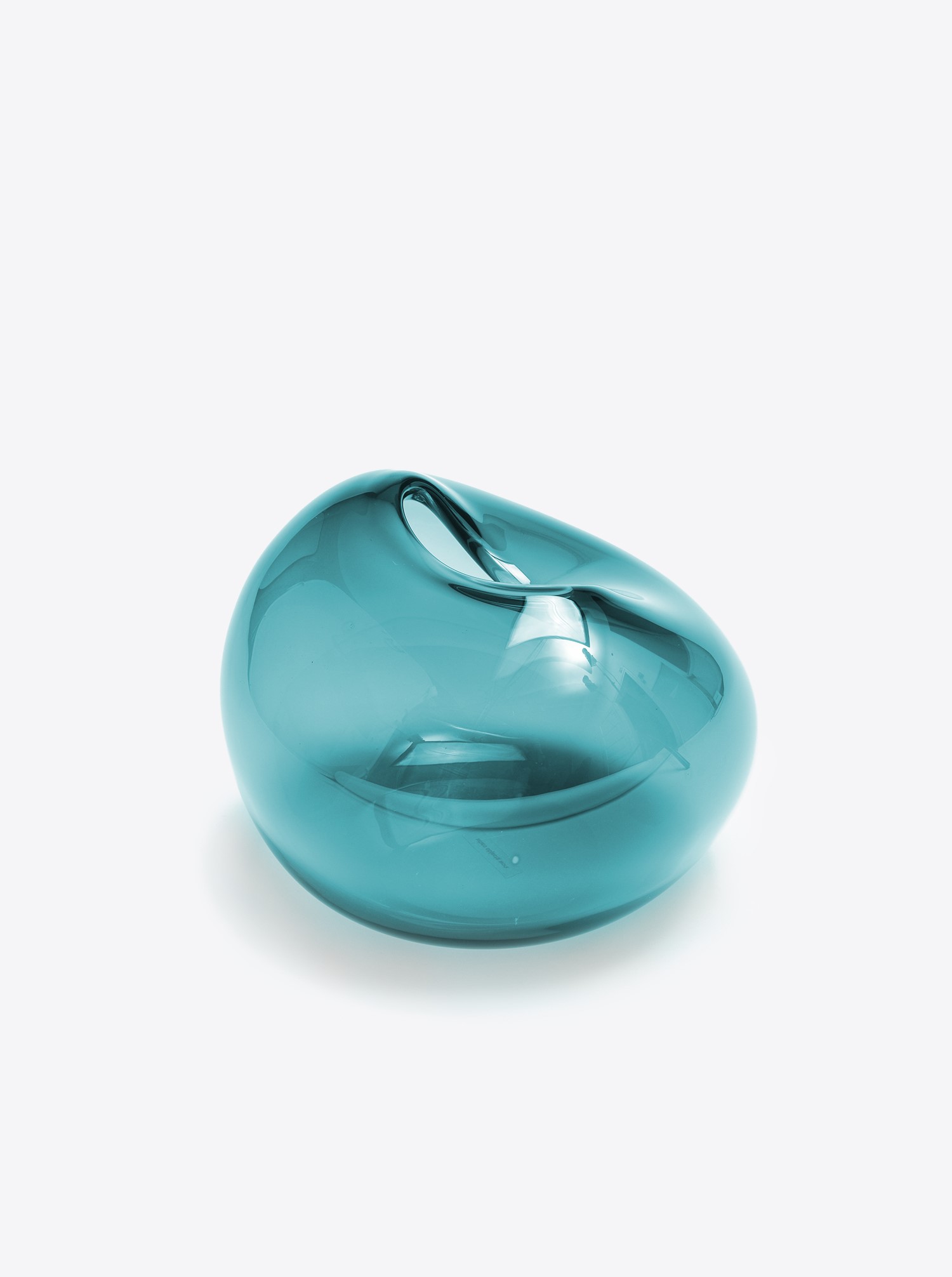 Vase &quot;Pebble Vase&quot; L Glass turquoise