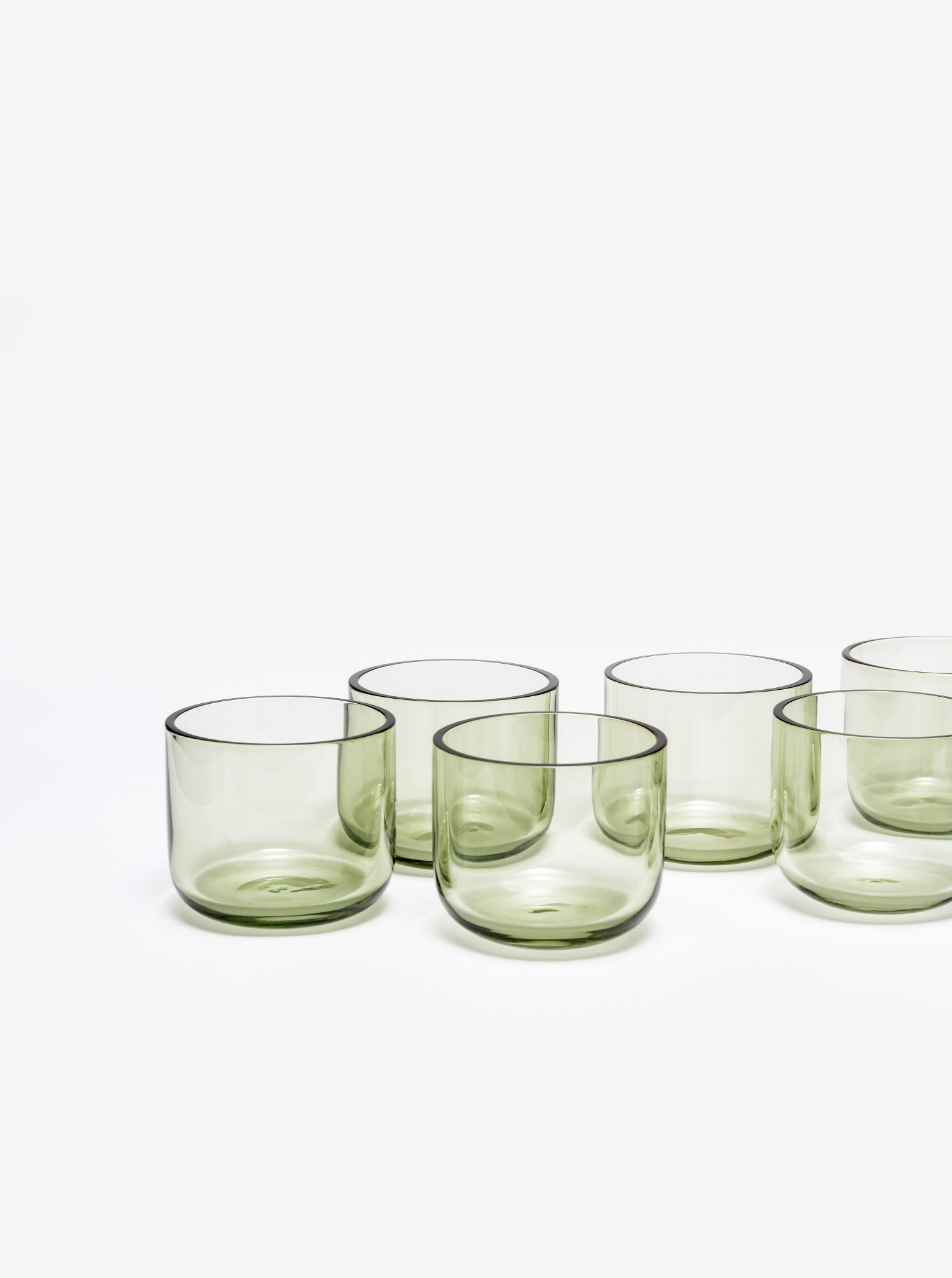 Wasser Wein Glas Set 6teilig grün