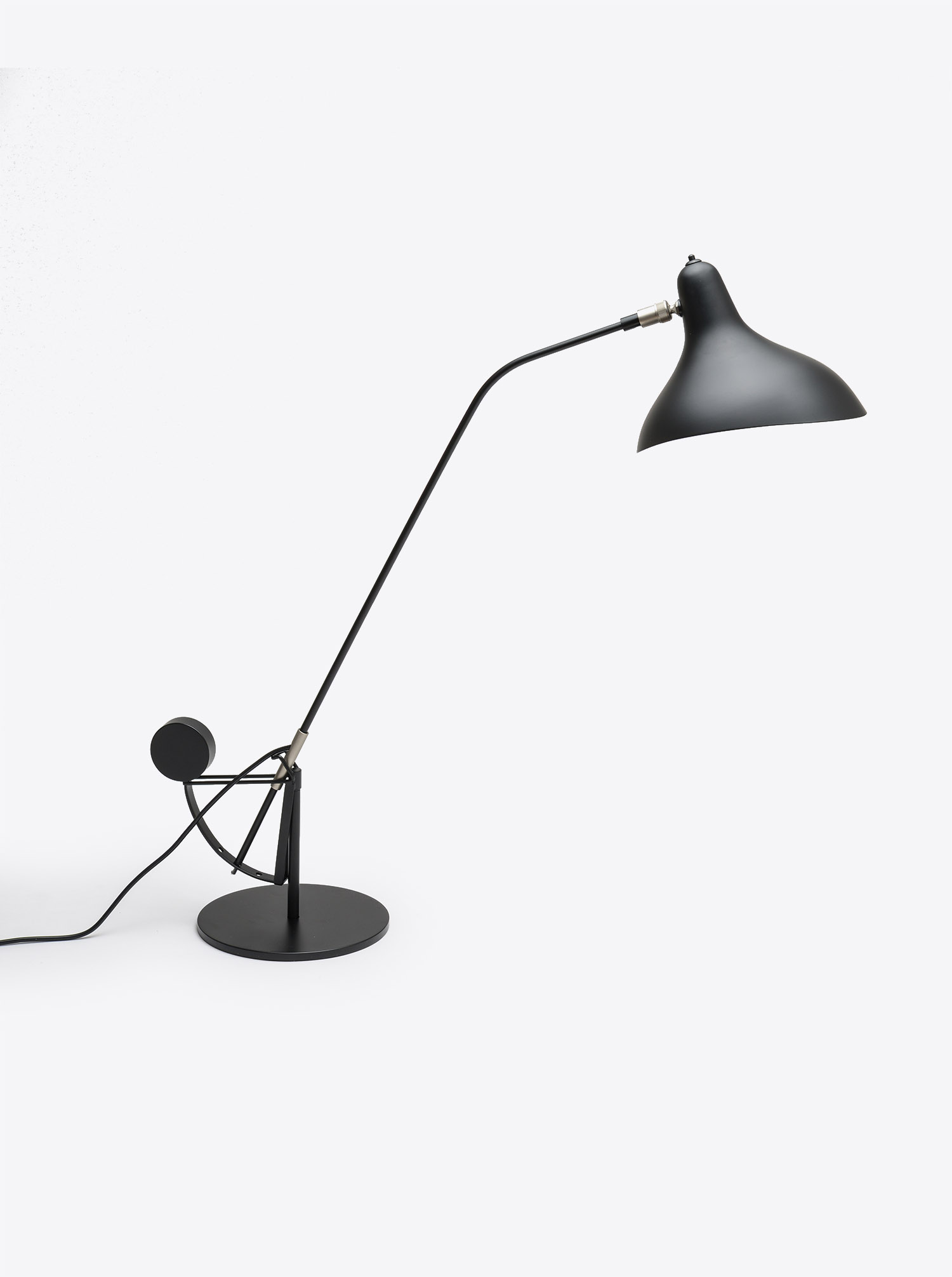 Table Light &quot;Mantis&quot; black Design Bernard Schottlander 1951