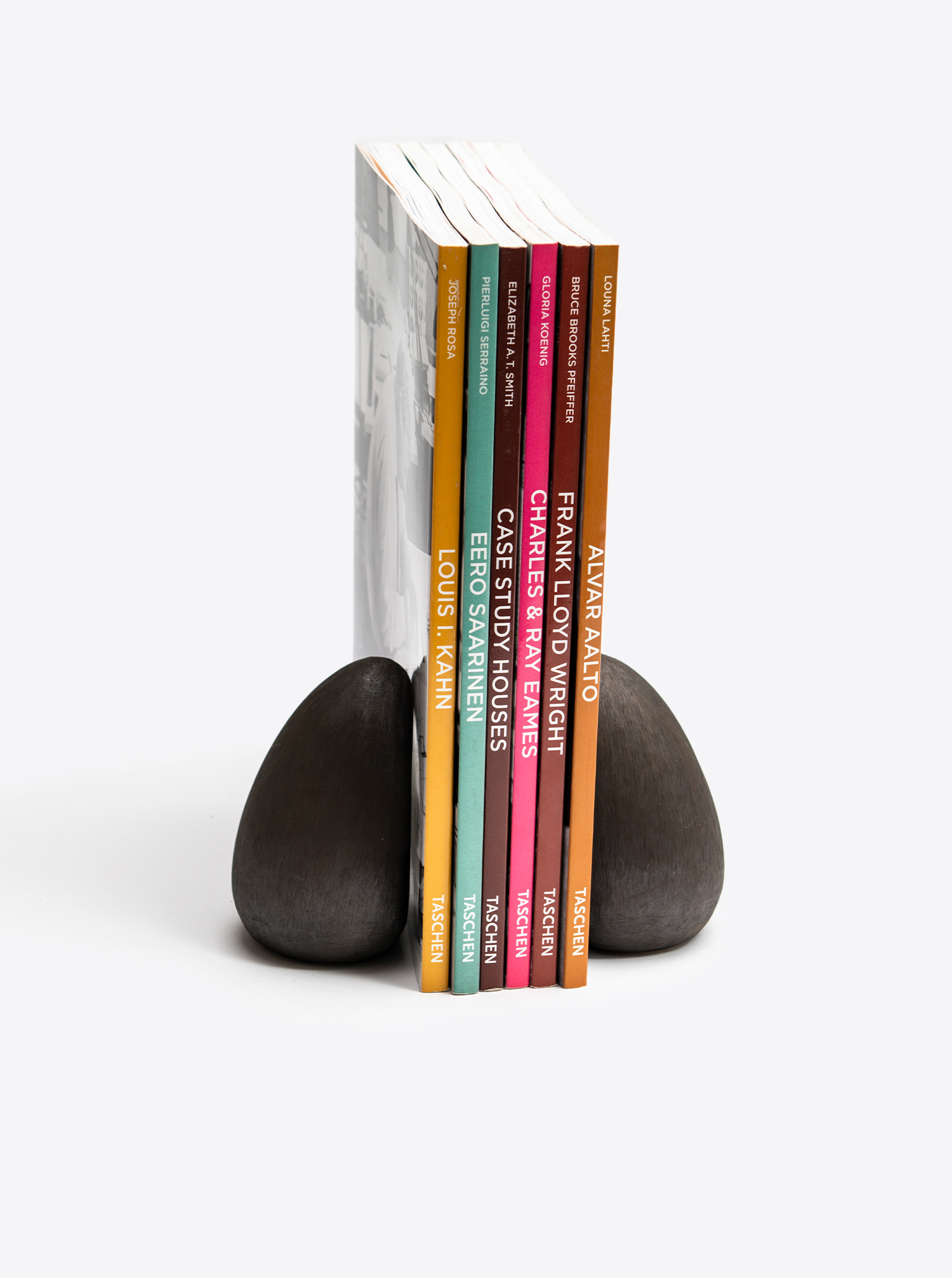 Bookend Set &quot;Drop&quot; Brass patinated and polished