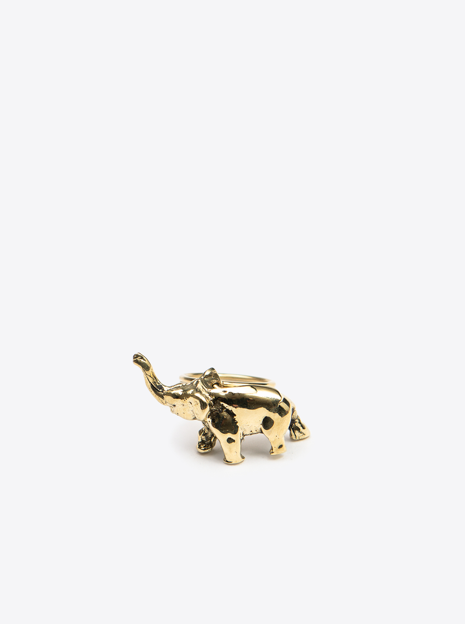 Key Chain &quot;Elefant&quot; brass