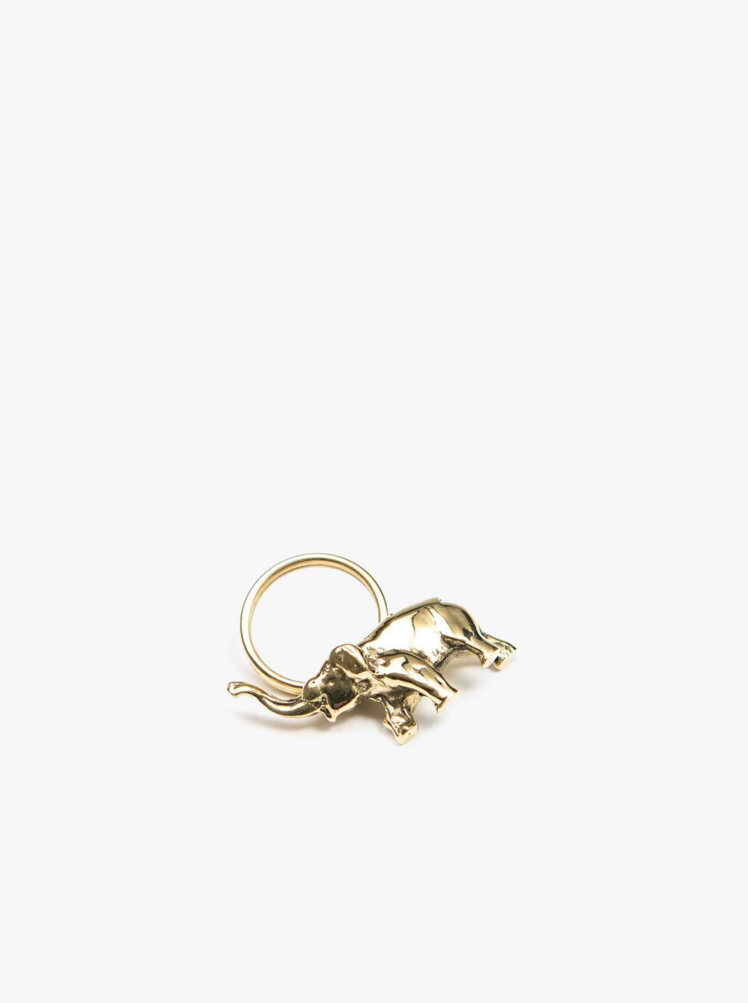 Key Chain &quot;Elefant&quot; brass