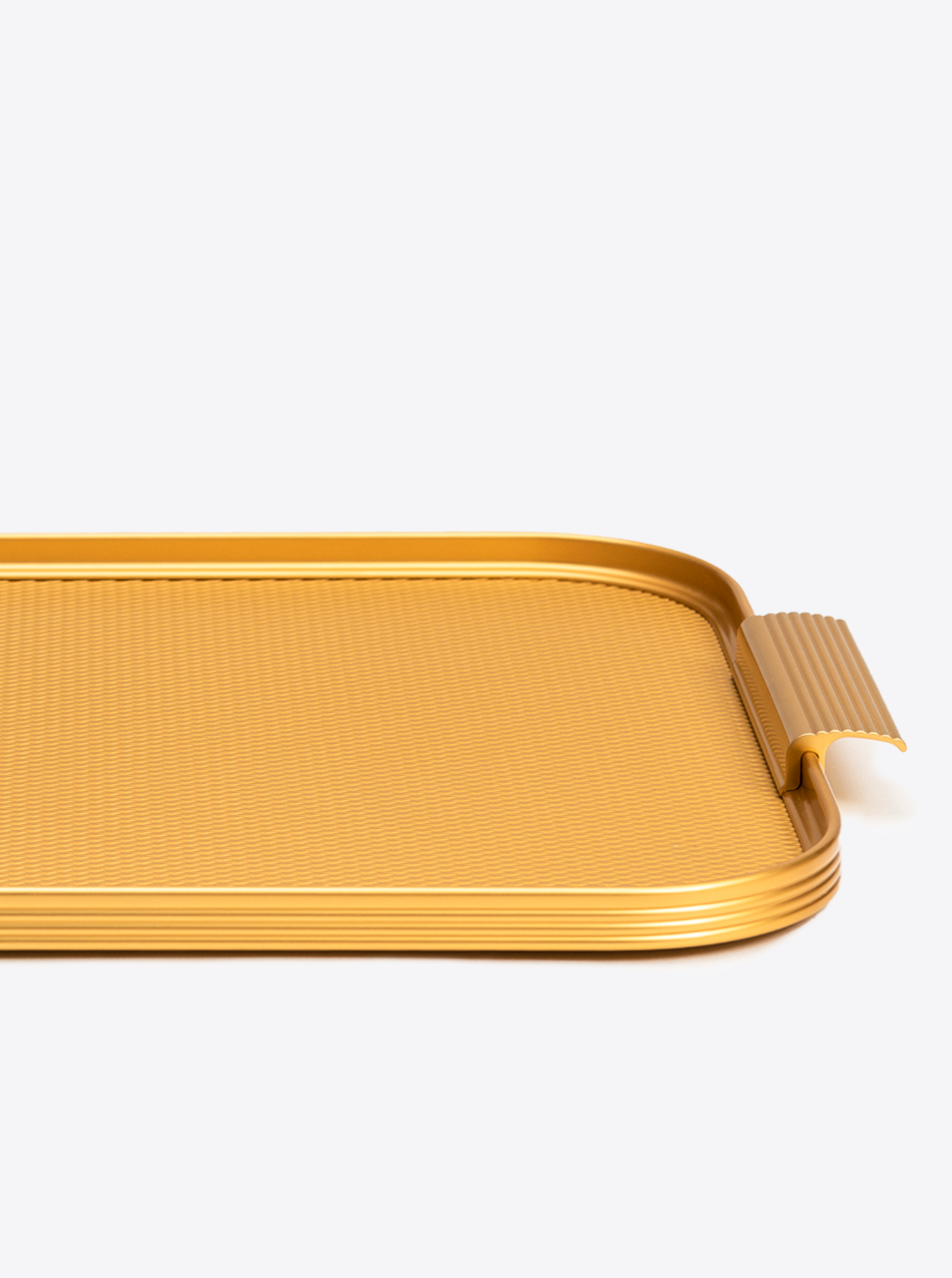 Tray Aluminium L 46 x 30cm in Royal Diamond Gold / Gold