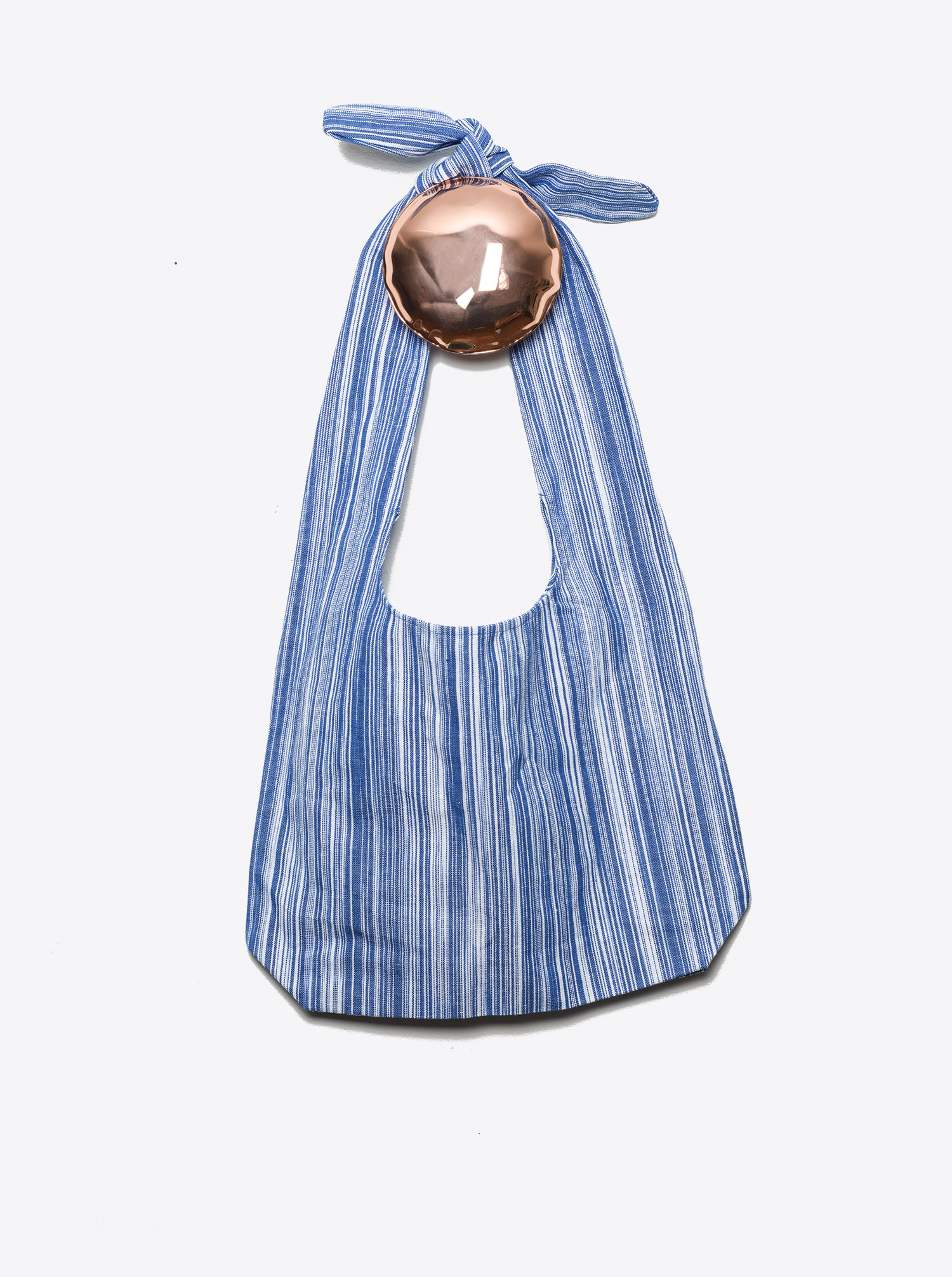 Tasche Furoshiki Streifen blau