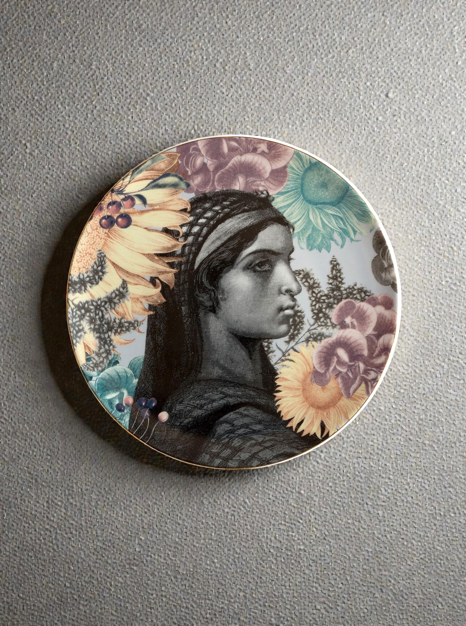 Plate Set A "Cairo" 2 pieces colourful D28