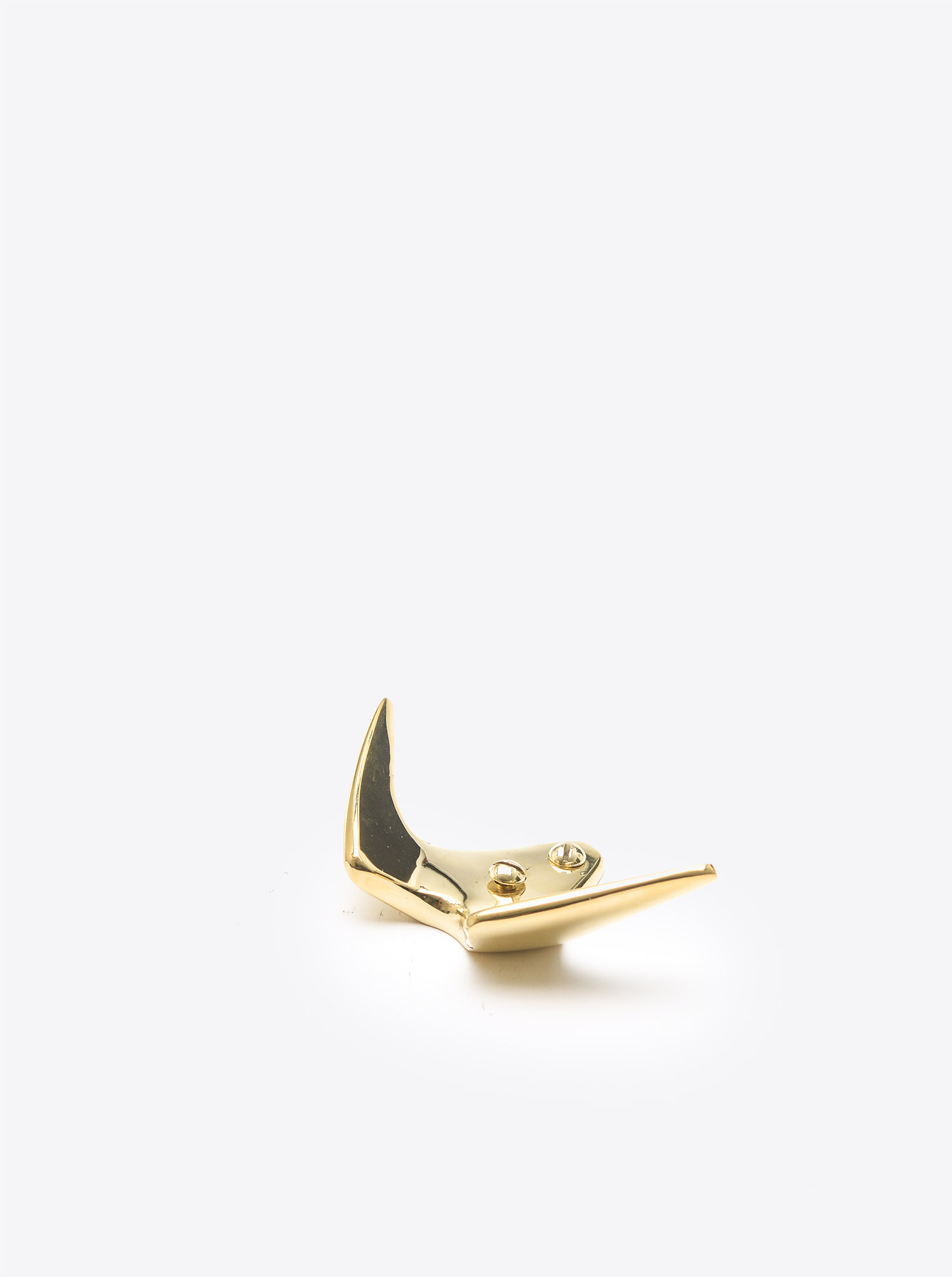 Coat Hook &quot;Bird&quot; Brass polished