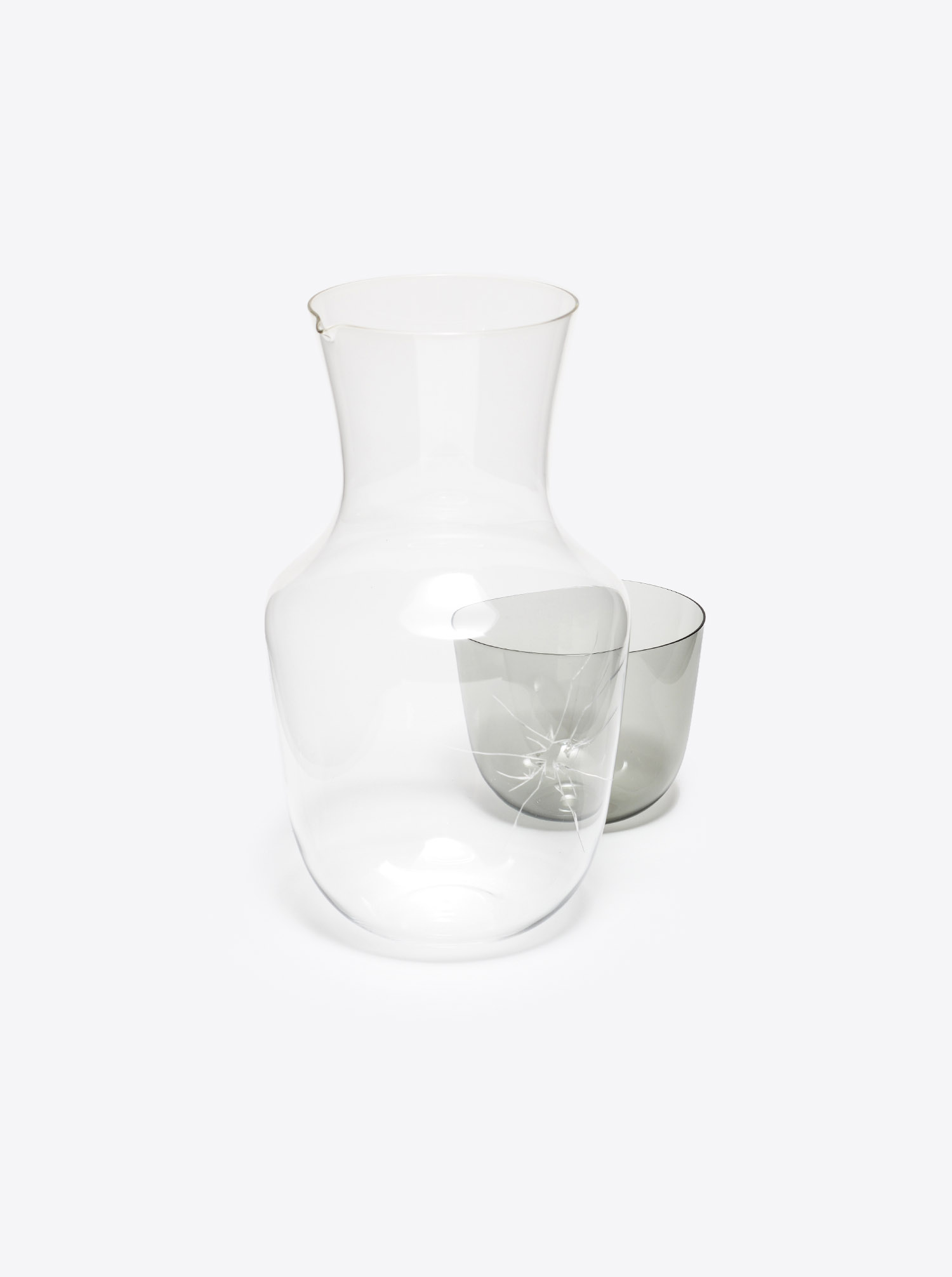 Carafe Glass &quot;Alpha Crack&quot;