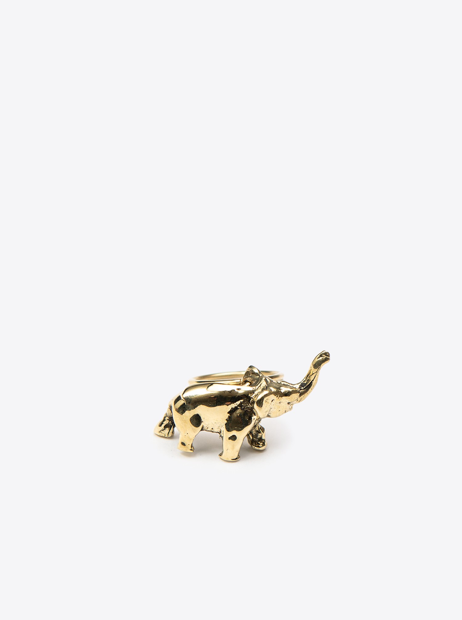 Key Chain &quot;Elefant&quot; brass