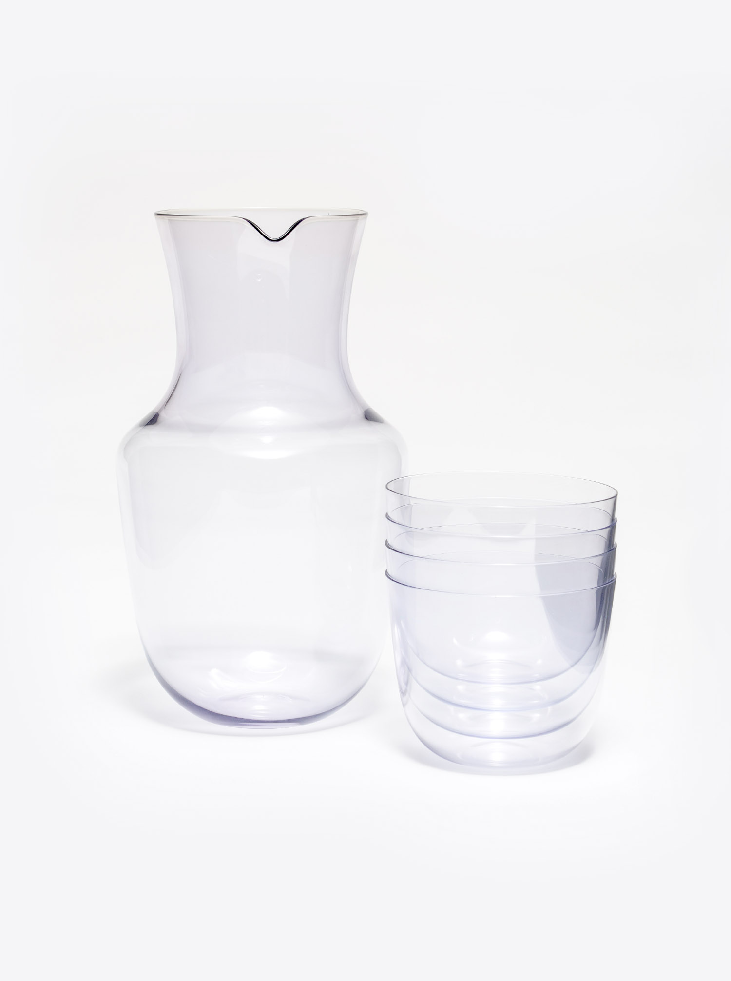 Karaffe Alpha Glas amethyst